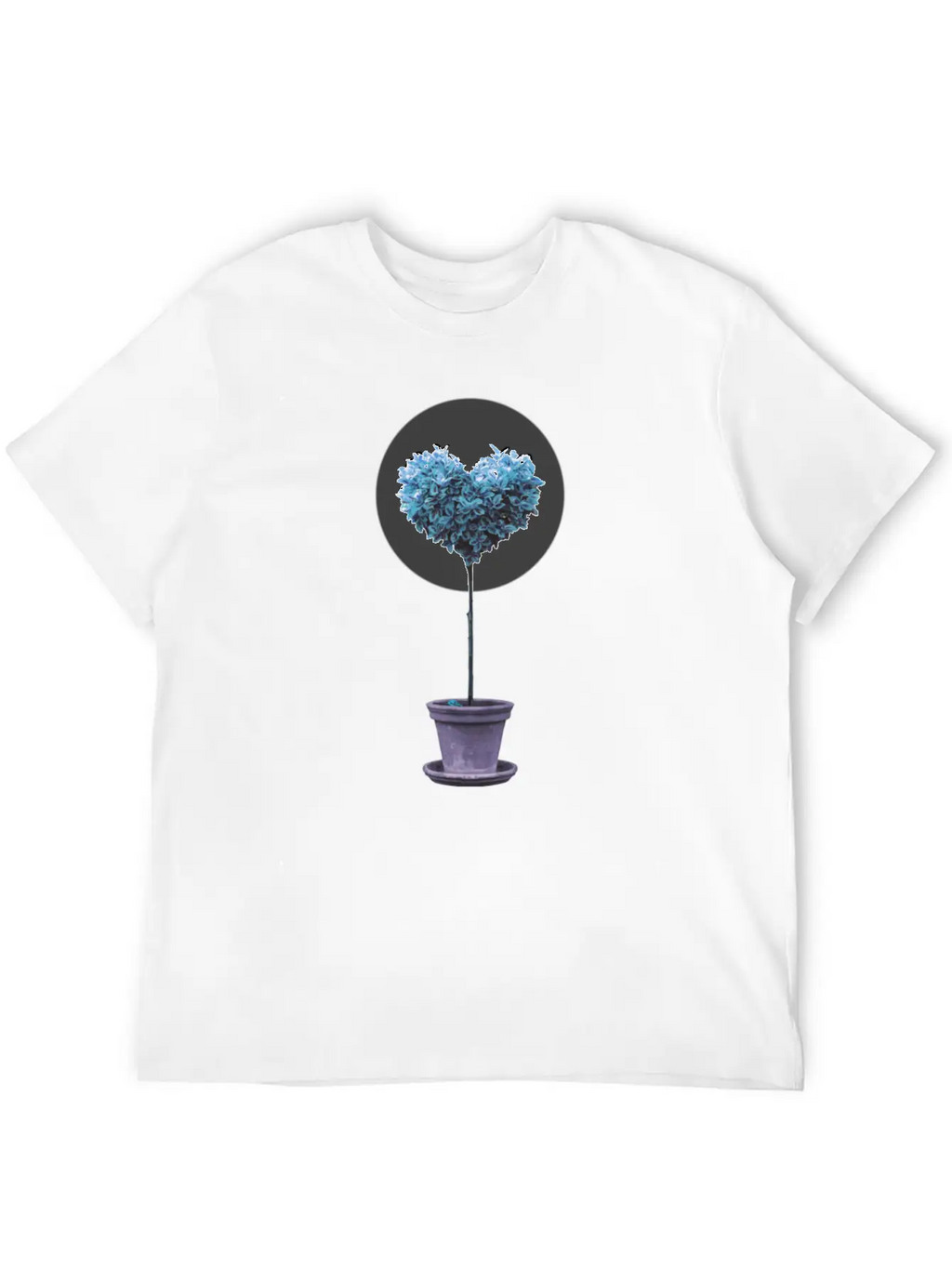 A Heart Symphony Blues Classic Fit Graphic Tee For Daily Comfort – Unisex Cotton Shirt