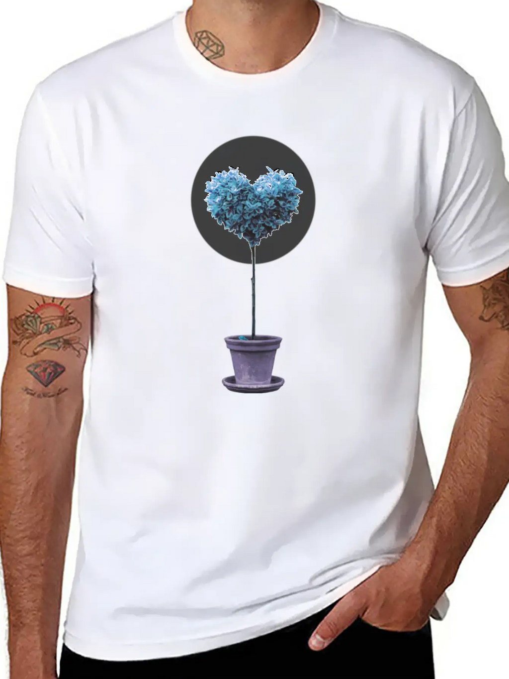 A Heart Symphony Blues Classic Fit Graphic Tee For Daily Comfort – Unisex Cotton Shirt