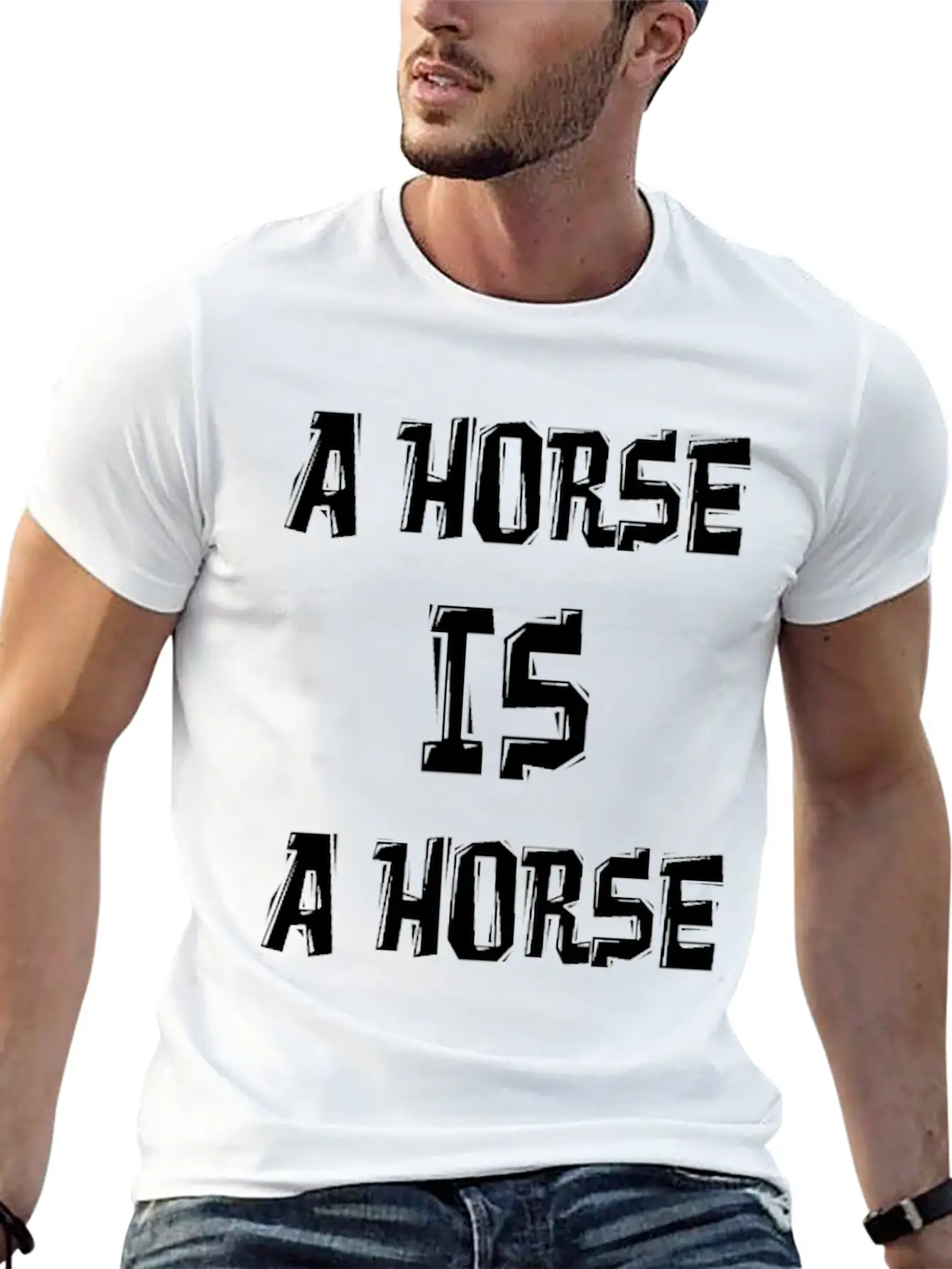 A HORSE IS A HORSE OF COURSE OF COURSE Classic Fit Graphic Tee For Daily Comfort – Unisex Cotton Shirt