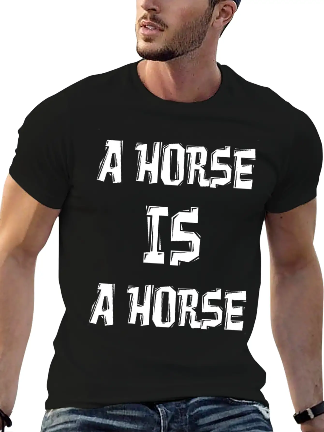 A HORSE IS A HORSE OF COURSE OF COURSE Classic Fit Graphic Tee For Daily Comfort – Unisex Cotton Shirt
