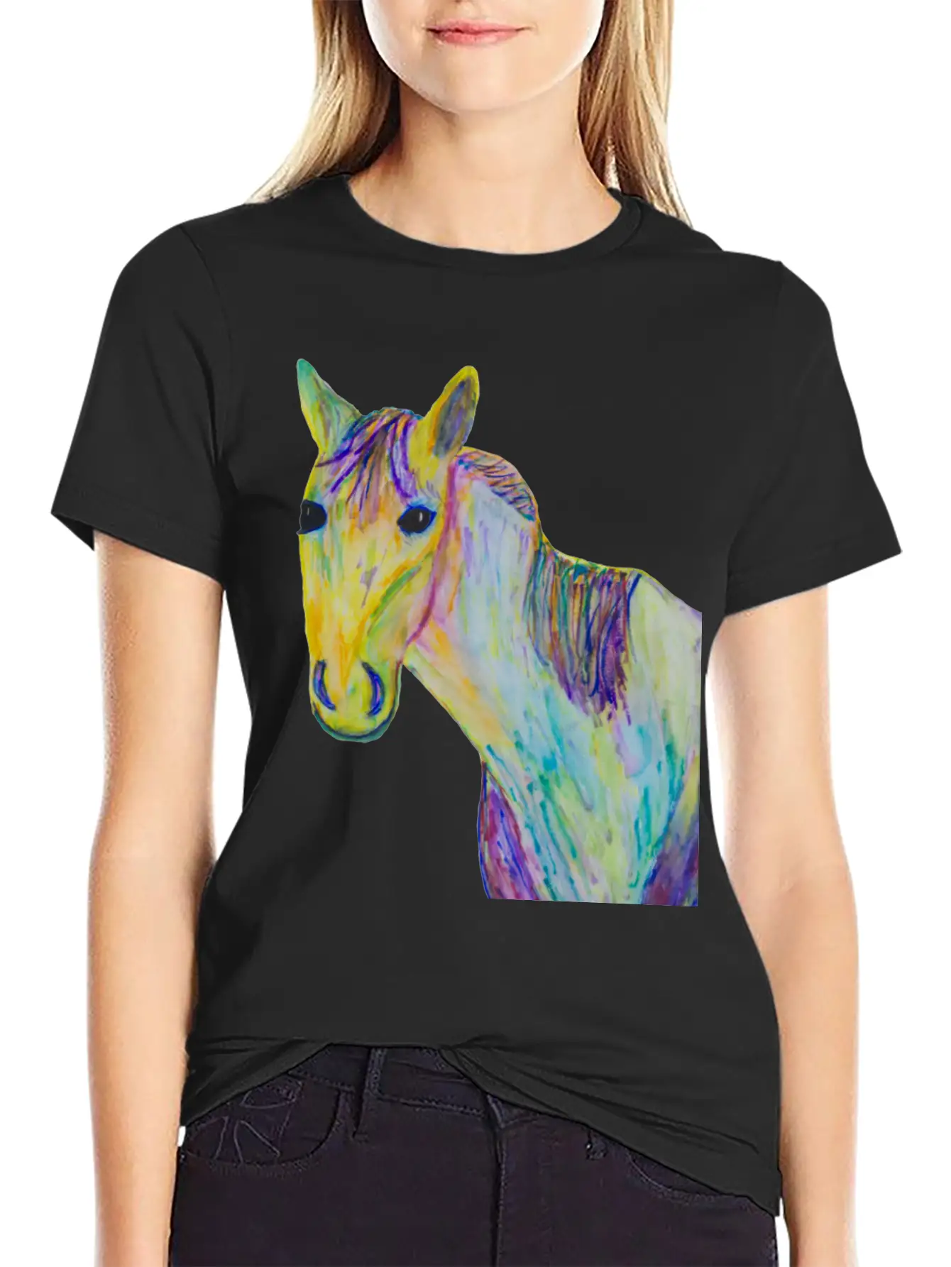 A Horse Of A Different Color Classic Fit Graphic Tee For Daily Comfort – Unisex Cotton Shirt