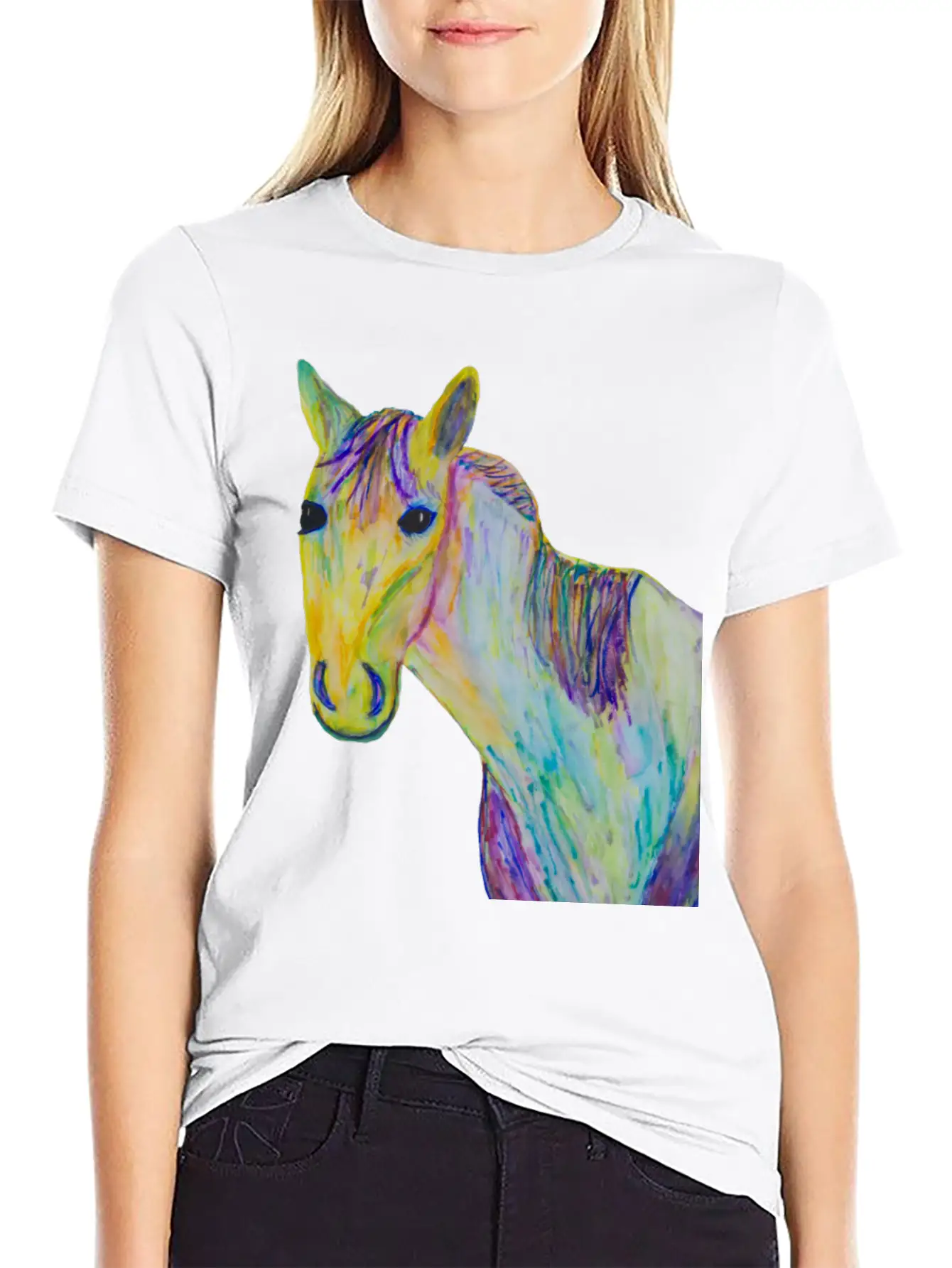 A Horse Of A Different Color Classic Fit Graphic Tee For Daily Comfort – Unisex Cotton Shirt