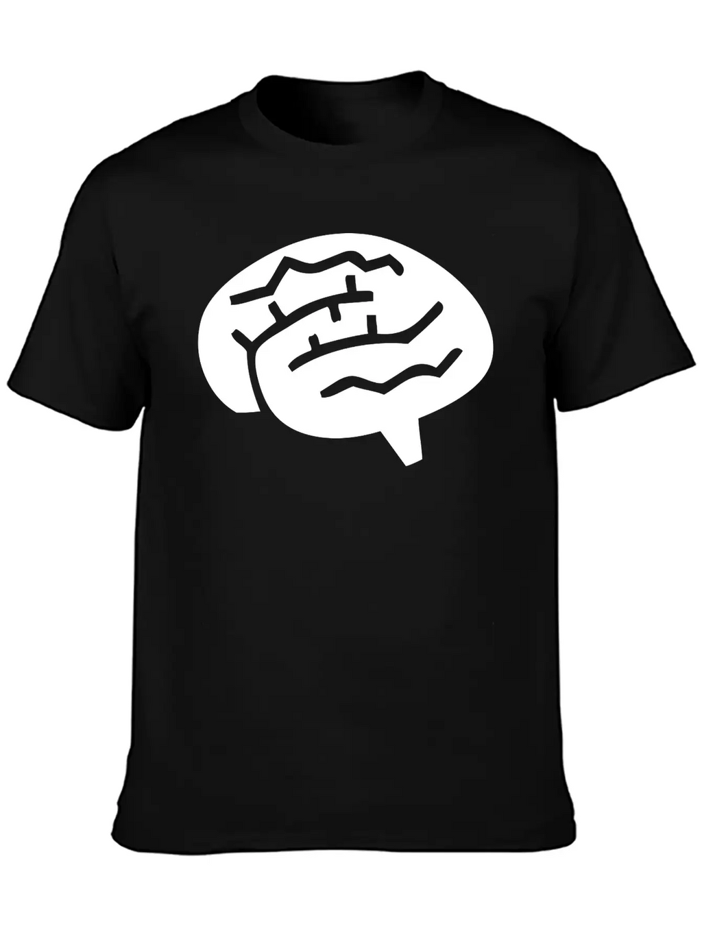 A Human Brain Simple Everyday Graphic Tee – Lightweight Summer Wear