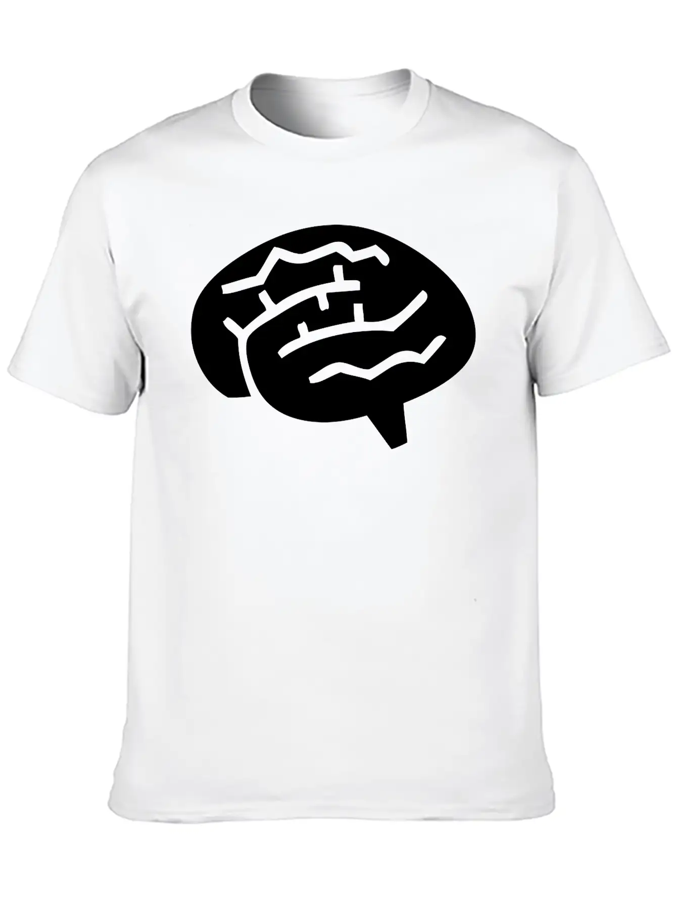 A Human Brain Simple Everyday Graphic Tee – Lightweight Summer Wear