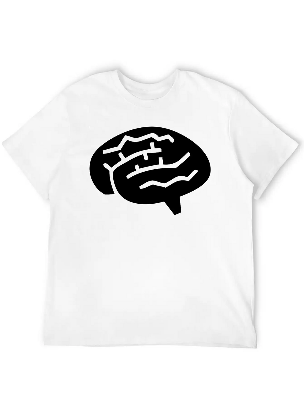 A Human Brain Simple Everyday Graphic Tee – Lightweight Summer Wear