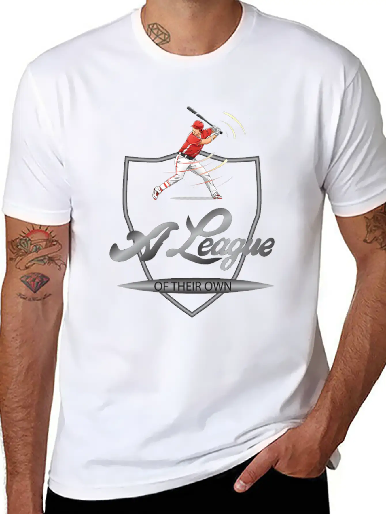 A League Of Their Own Classic Fit Graphic Tee For Daily Comfort – Unisex Cotton Shirt