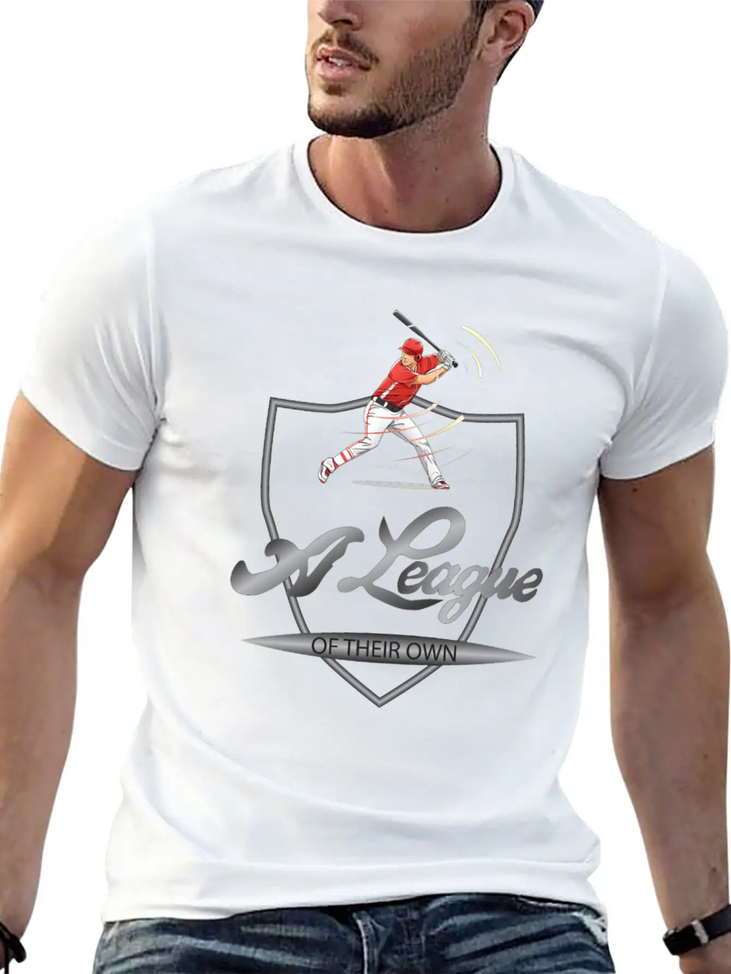 A League Of Their Own Classic Fit Graphic Tee For Daily Comfort – Unisex Cotton Shirt