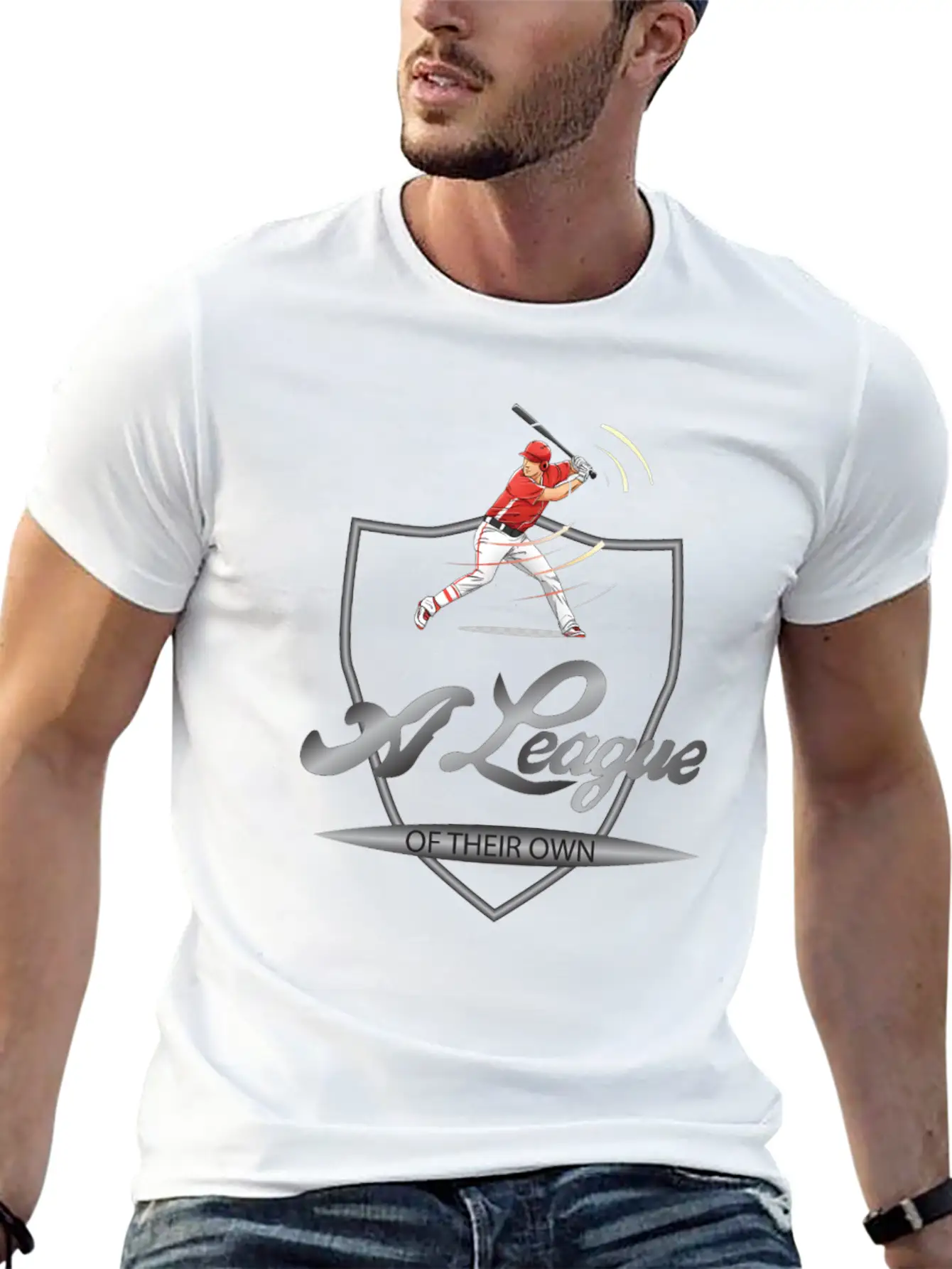 A League Of Their Own Classic Fit Graphic Tee For Daily Comfort – Unisex Cotton Shirt
