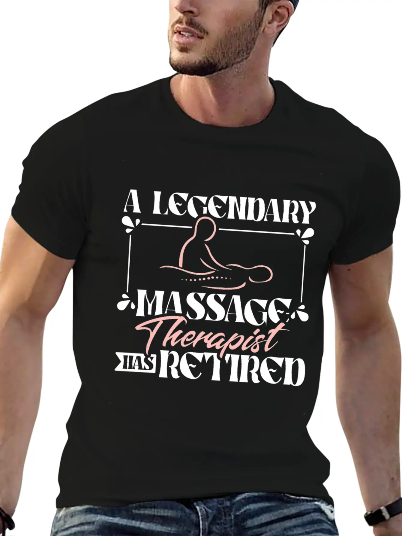A Legendary Massage Therapist Has Retired Classic Fit Graphic Tee For Daily Comfort – Unisex Cotton Shirt