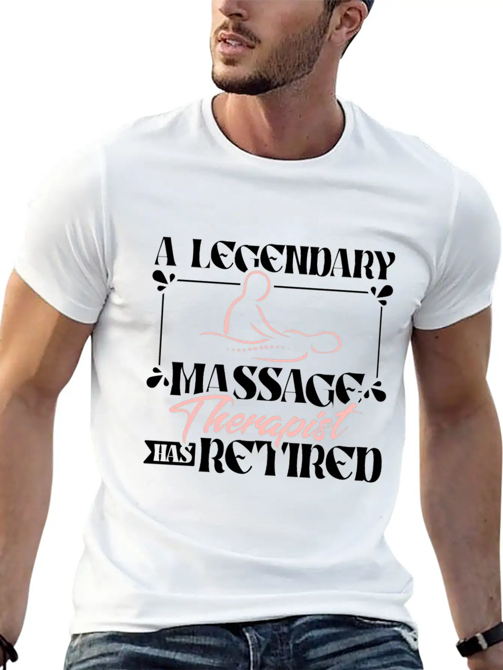 A Legendary Massage Therapist Has Retired Classic Fit Graphic Tee For Daily Comfort – Unisex Cotton Shirt