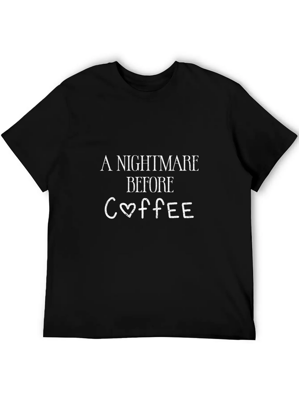 A NIGHTMARE BEFORE COFFEE - HALLOWEEN - GIFT - COF Classic Cotton Tee – Unisex Comfort For Any Season