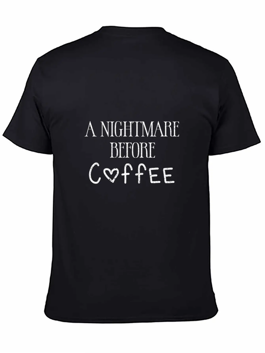 A NIGHTMARE BEFORE COFFEE - HALLOWEEN - GIFT - COF Classic Cotton Tee – Unisex Comfort For Any Season