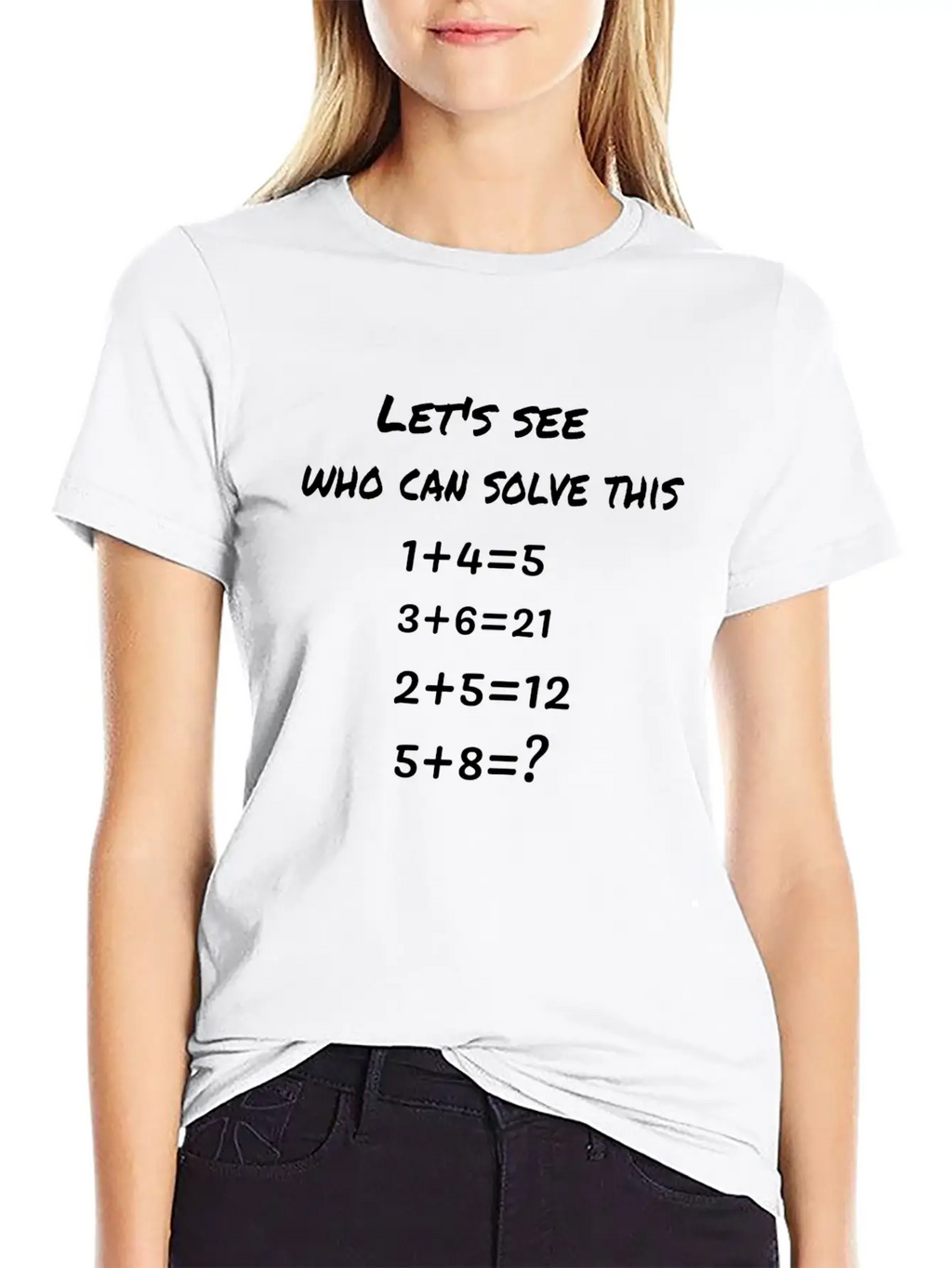 A Number Puzzle Basic Graphic T-Shirt – Daily Comfort In Soft Cotton