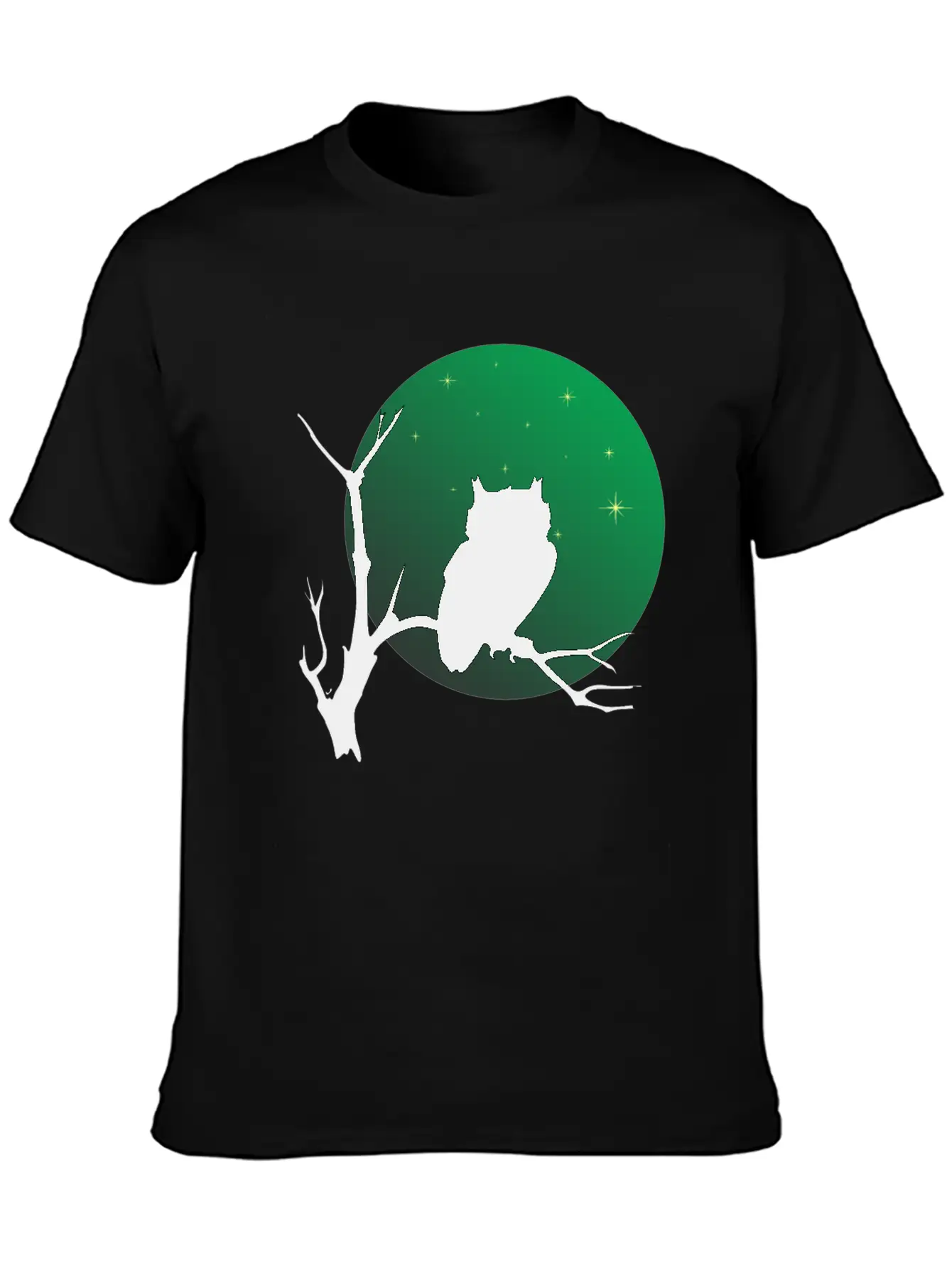 A Owl On The Branch Classic Cotton Tee – Unisex Comfort For Any Season