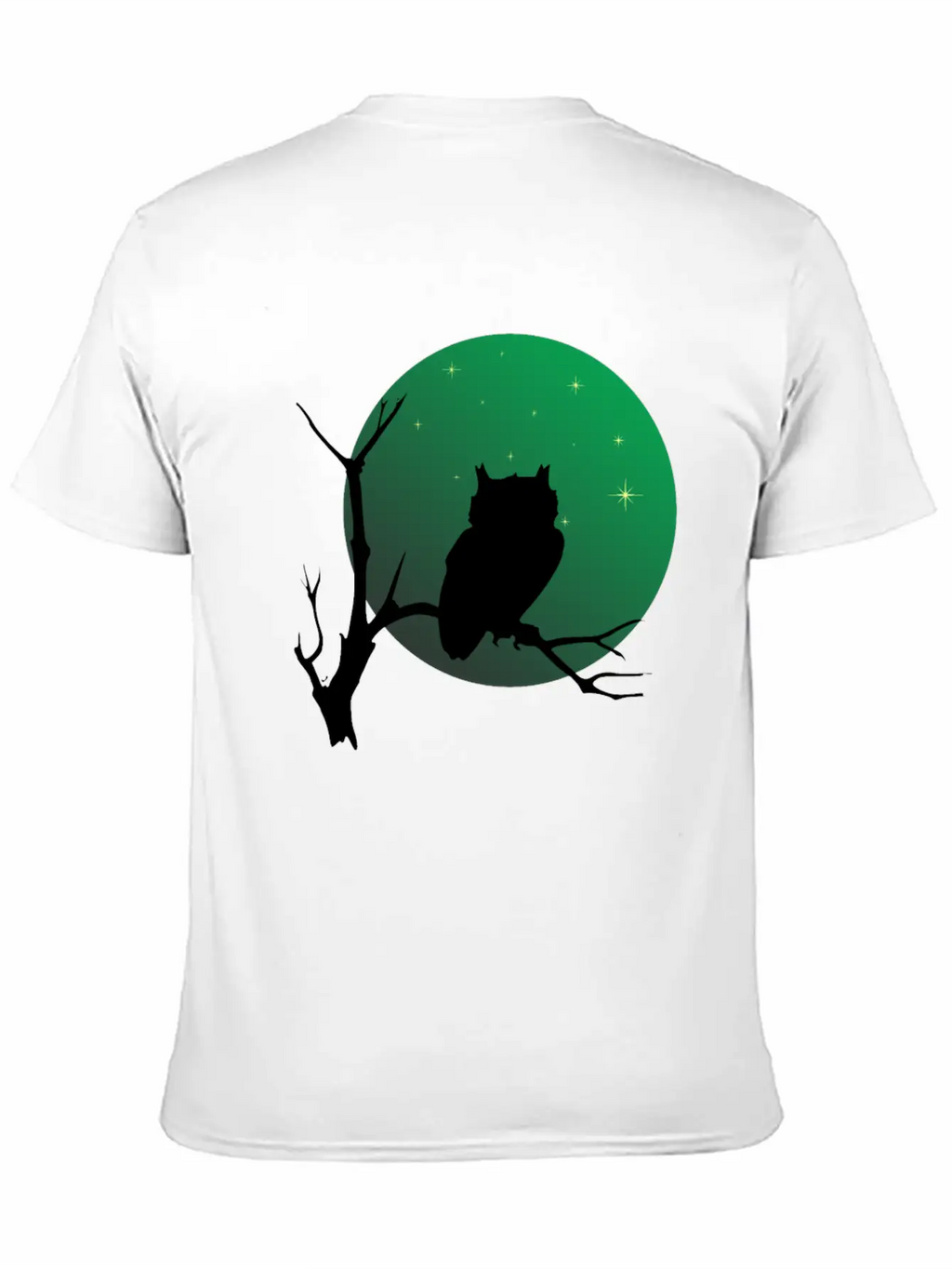 A Owl On The Branch Classic Cotton Tee – Unisex Comfort For Any Season