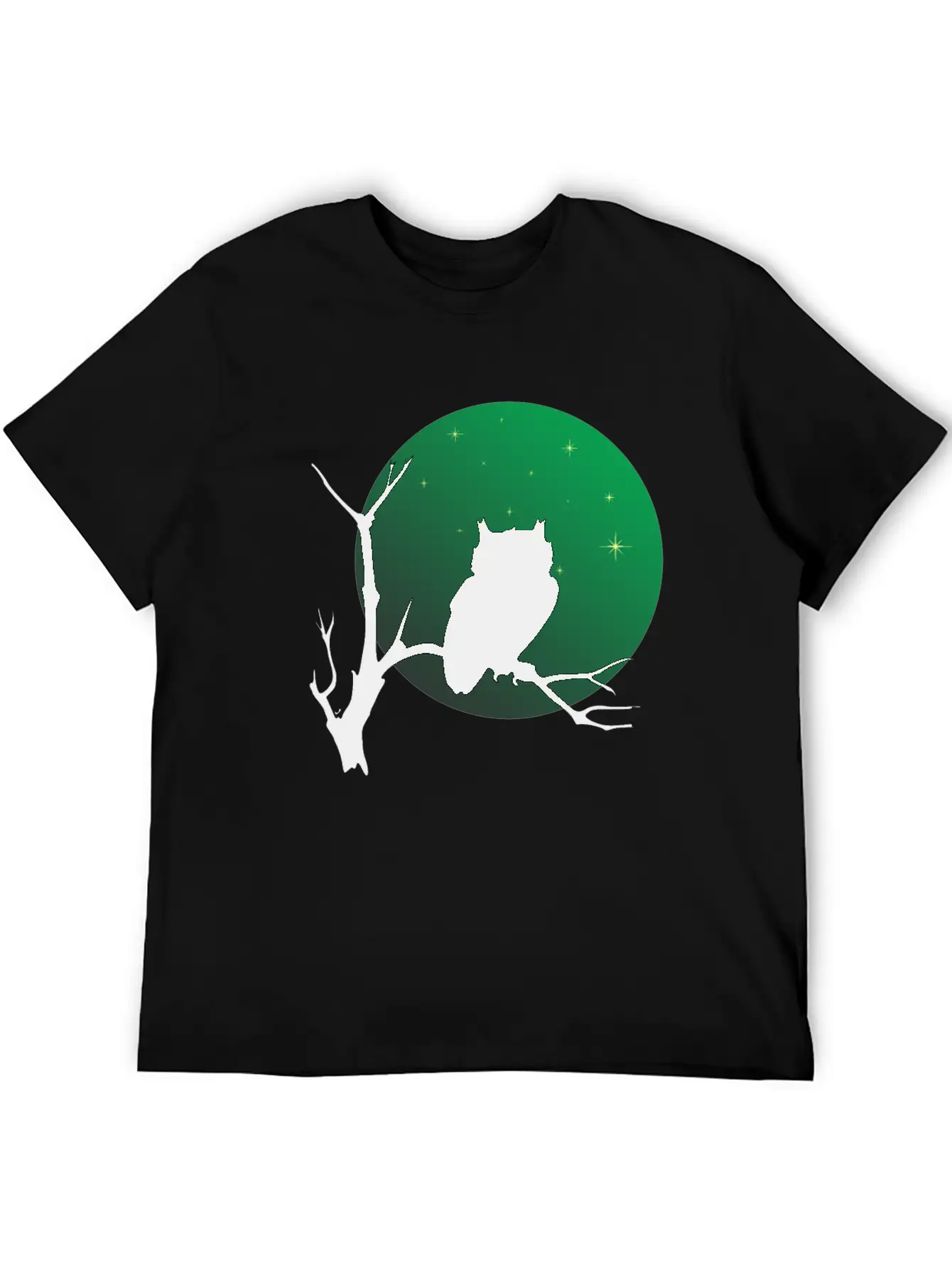 A Owl On The Branch Classic Cotton Tee – Unisex Comfort For Any Season