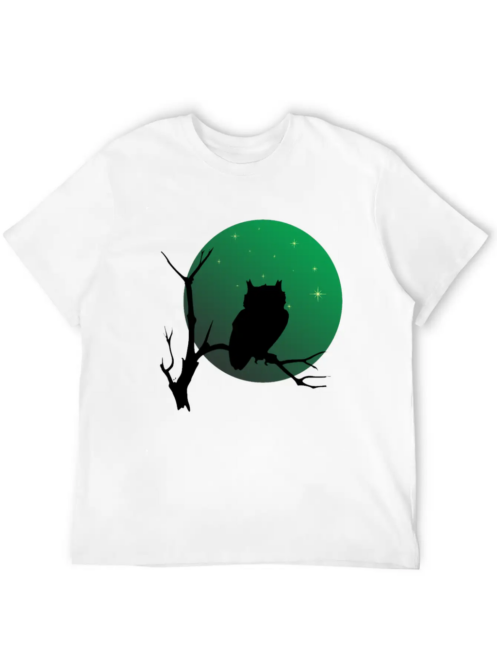 A Owl On The Branch Classic Cotton Tee – Unisex Comfort For Any Season