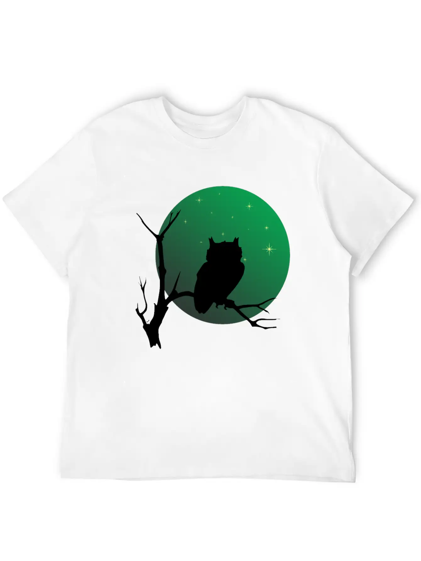 A Owl On The Branch Classic Cotton Tee – Unisex Comfort For Any Season