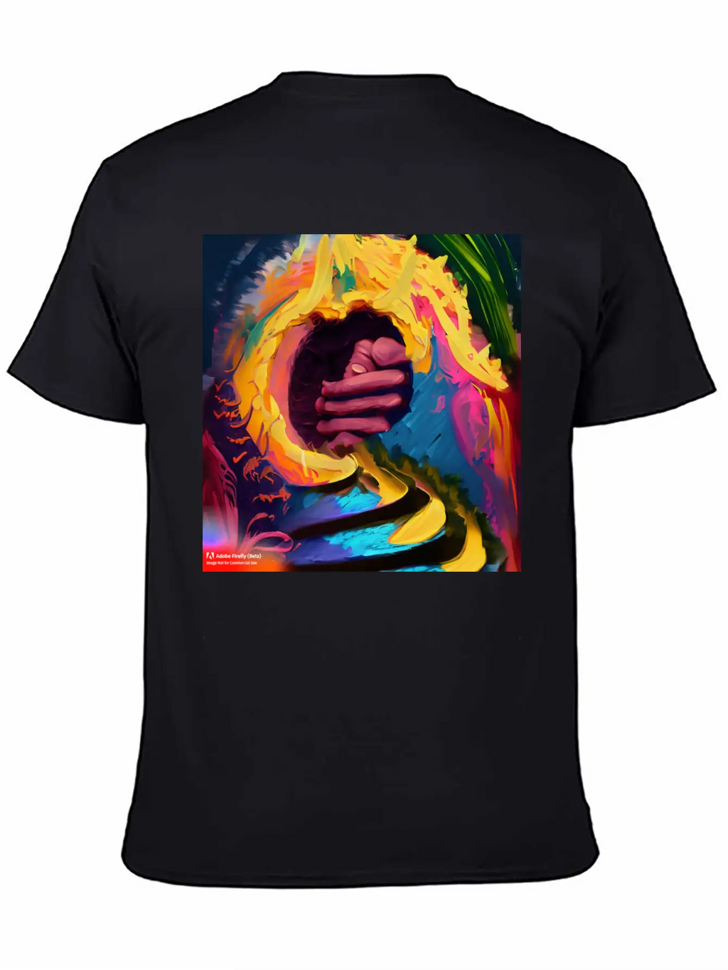 A Piece Of Abstract Art Of A Swirli Unisex Casual T-Shirt – Clean Design For Daily Comfort