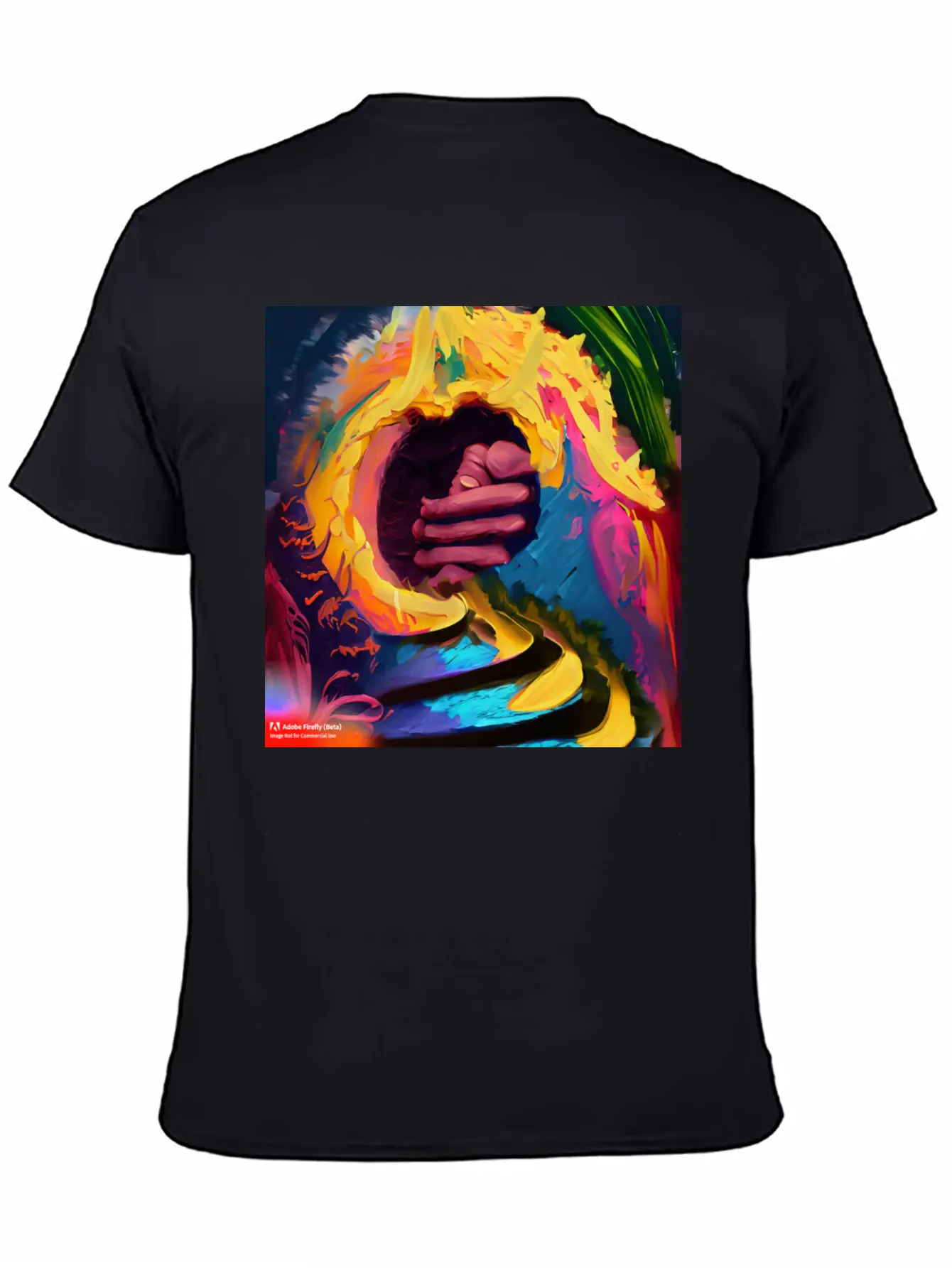 A Piece Of Abstract Art Of A Swirli Unisex Casual T-Shirt – Clean Design For Daily Comfort