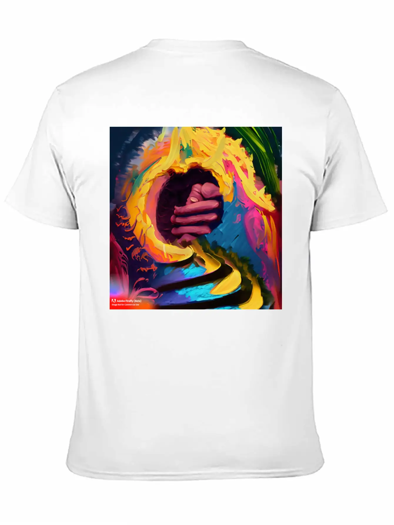 A Piece Of Abstract Art Of A Swirli Unisex Casual T-Shirt – Clean Design For Daily Comfort