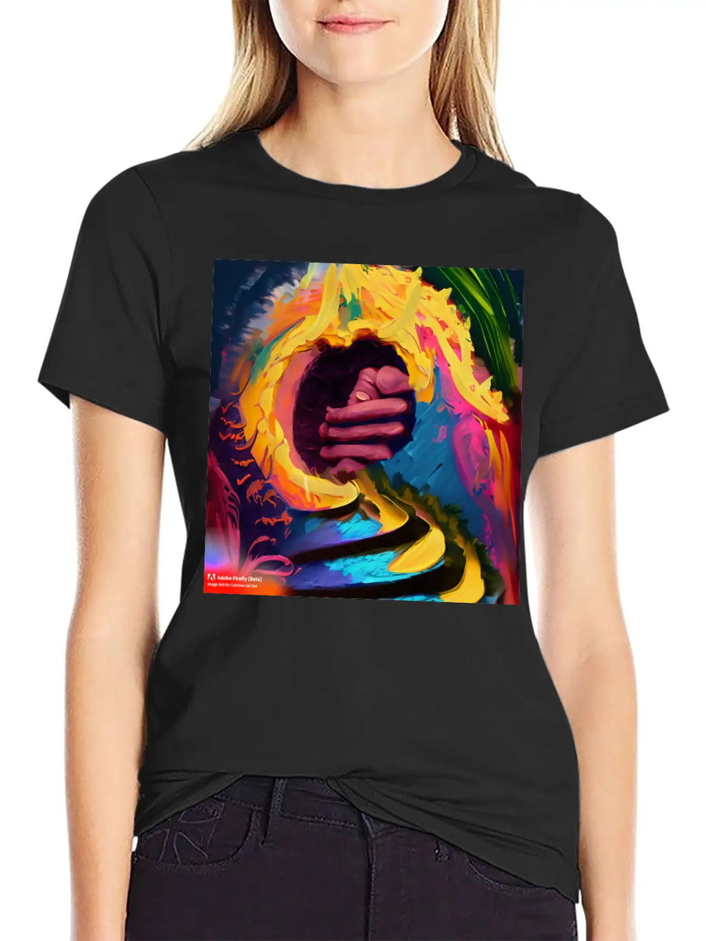 A Piece Of Abstract Art Of A Swirli Unisex Casual T-Shirt – Clean Design For Daily Comfort