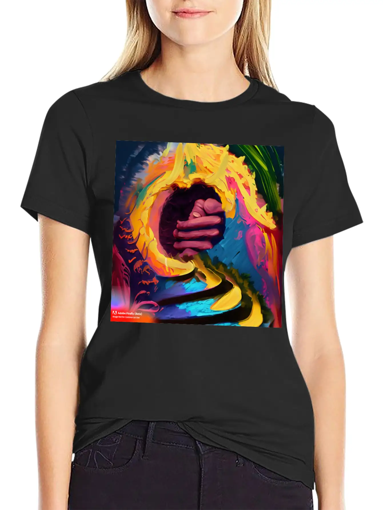 A Piece Of Abstract Art Of A Swirli Unisex Casual T-Shirt – Clean Design For Daily Comfort