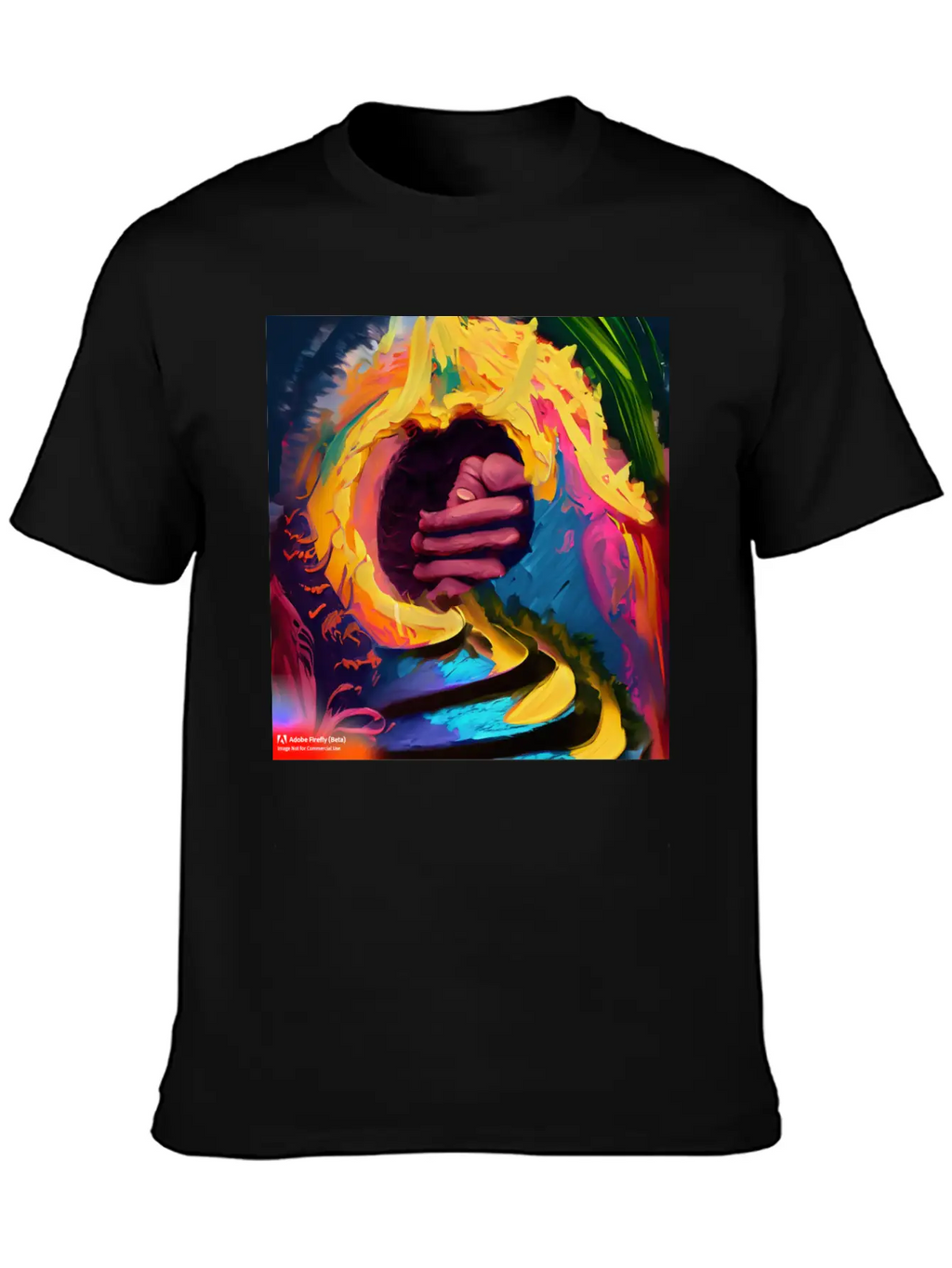 A Piece Of Abstract Art Of A Swirli Unisex Casual T-Shirt – Clean Design For Daily Comfort