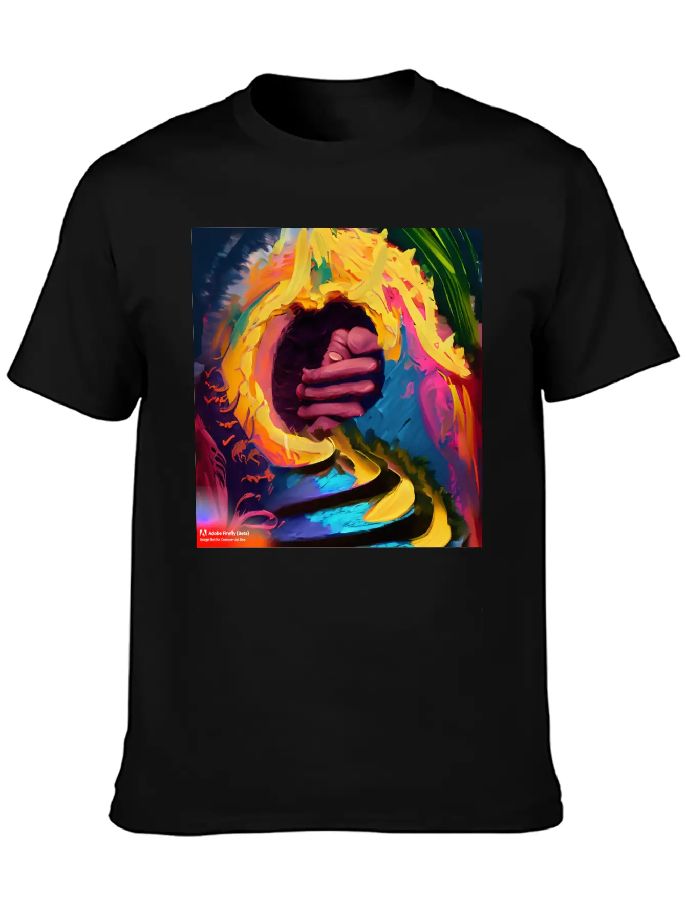 A Piece Of Abstract Art Of A Swirli Unisex Casual T-Shirt – Clean Design For Daily Comfort