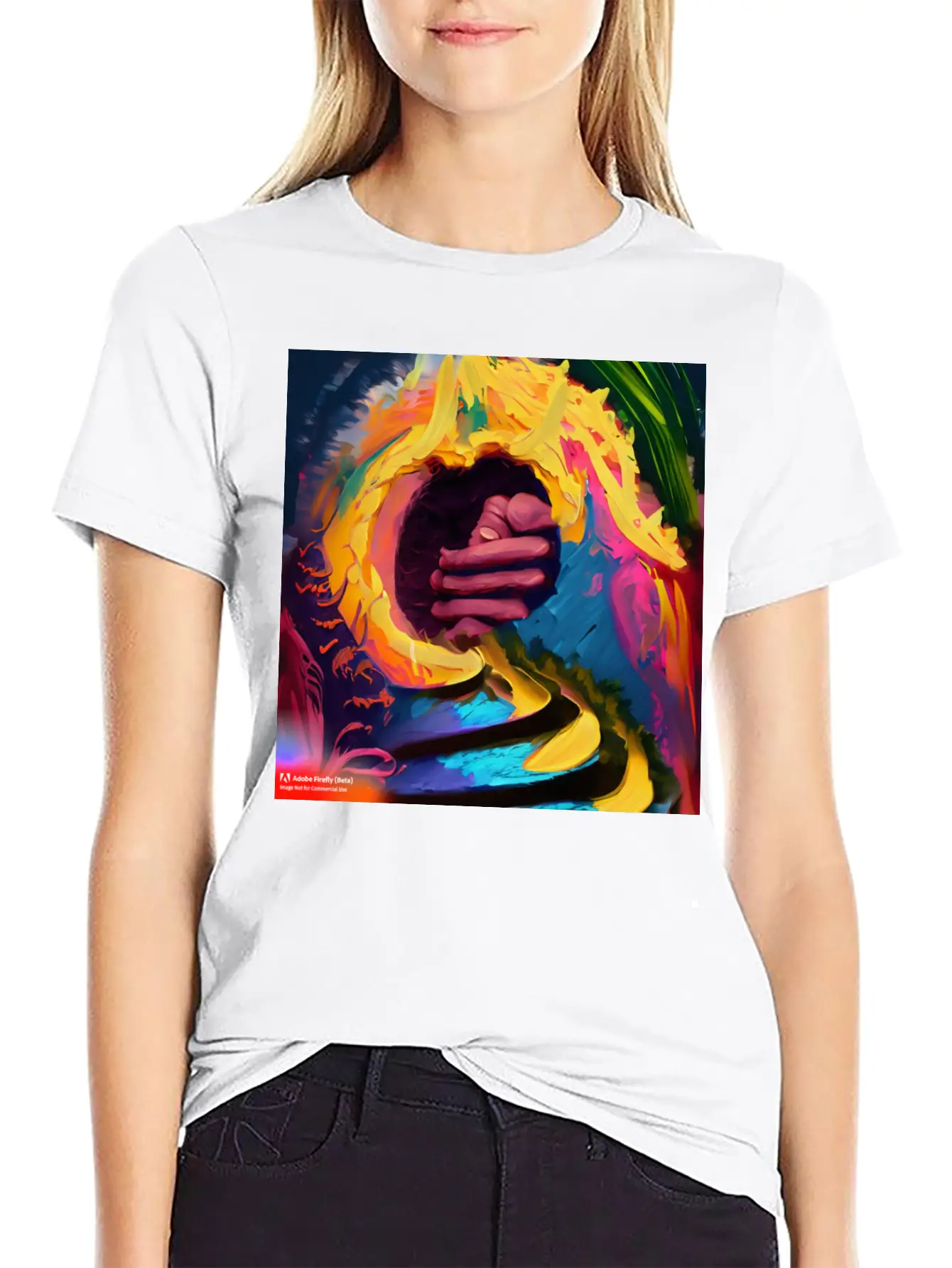A Piece Of Abstract Art Of A Swirli Unisex Casual T-Shirt – Clean Design For Daily Comfort