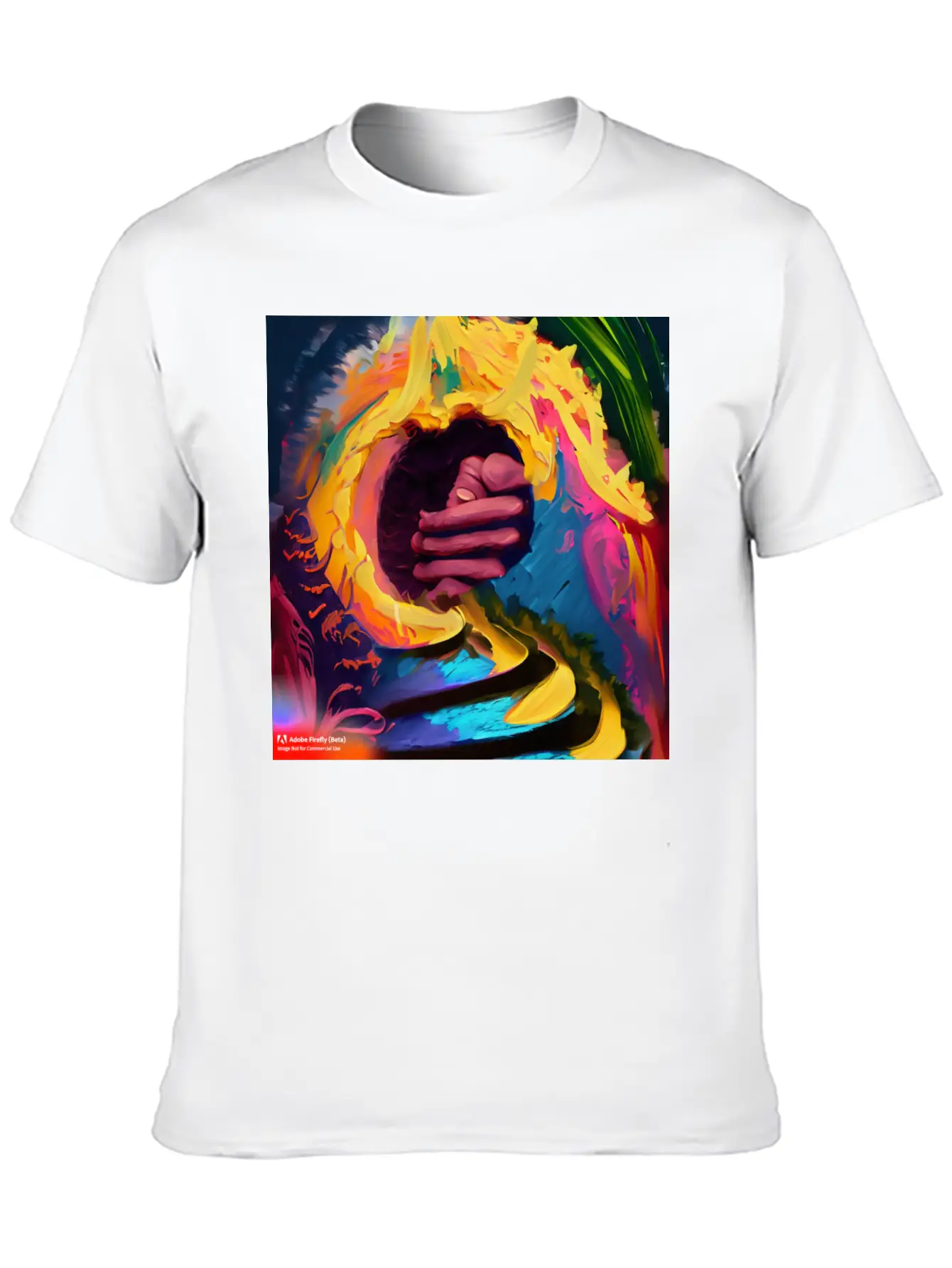 A Piece Of Abstract Art Of A Swirli Unisex Casual T-Shirt – Clean Design For Daily Comfort