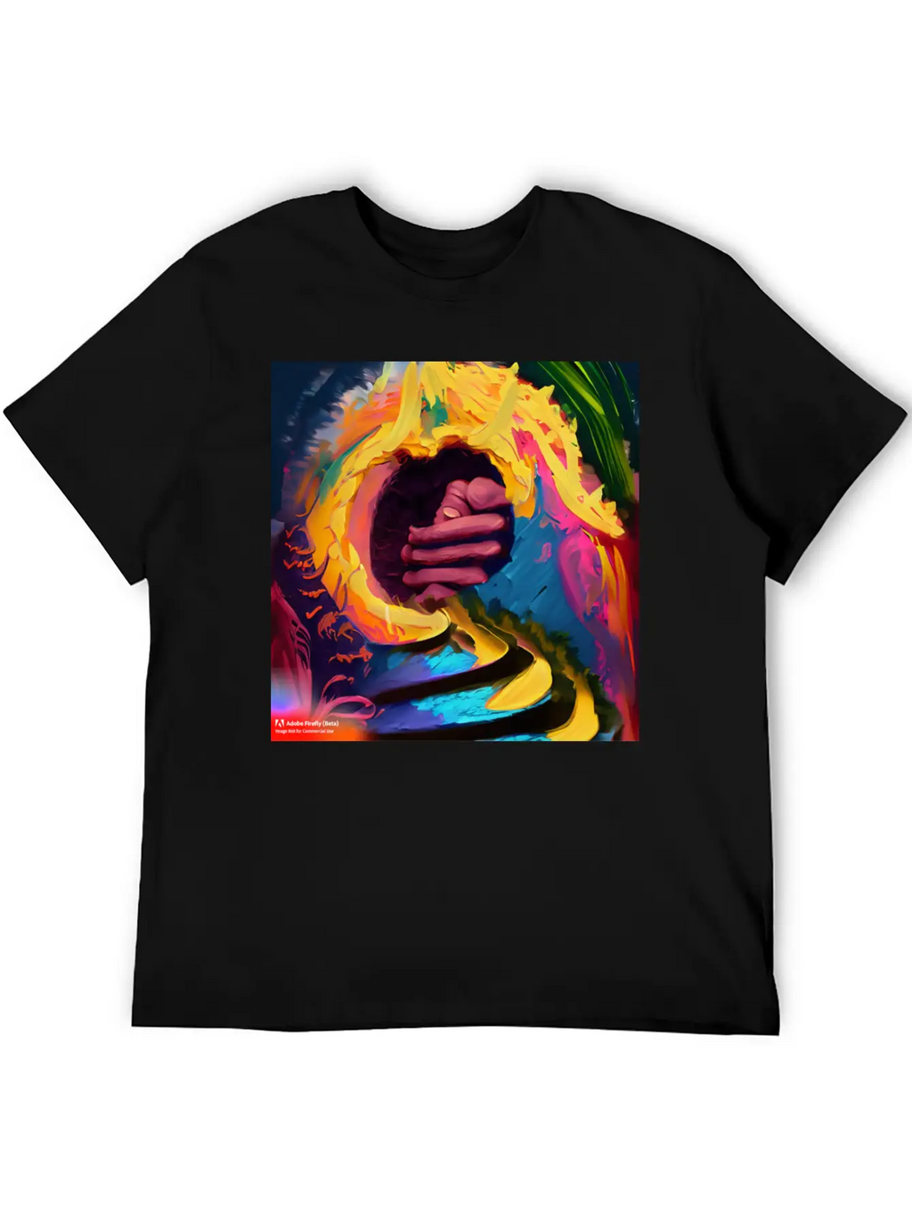A Piece Of Abstract Art Of A Swirli Unisex Casual T-Shirt – Clean Design For Daily Comfort