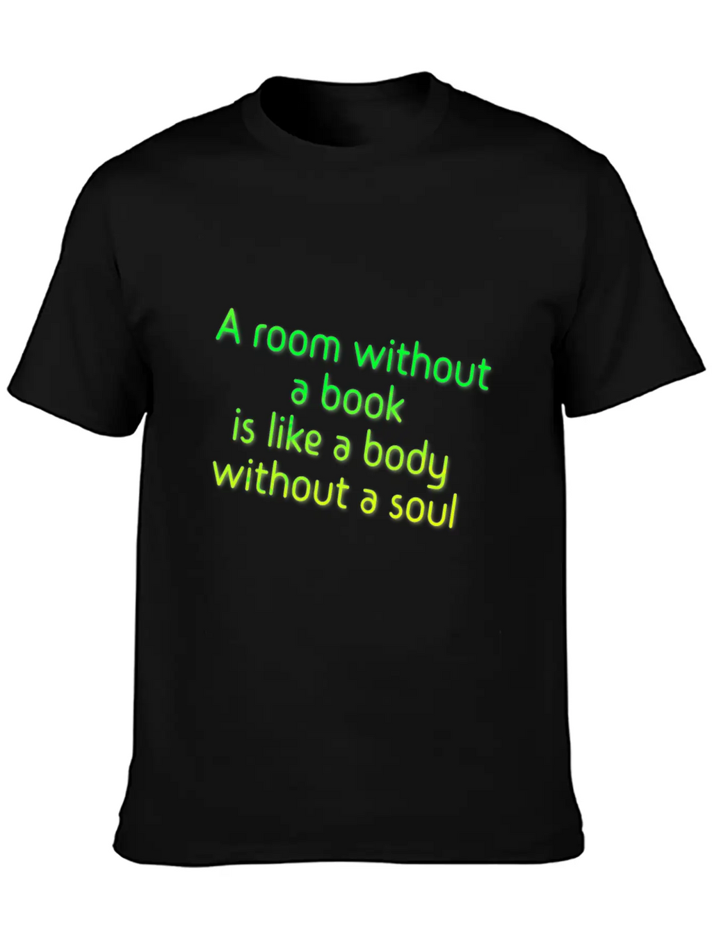 A Room Without A Book Basic Graphic T-Shirt – Daily Comfort In Soft Cotton