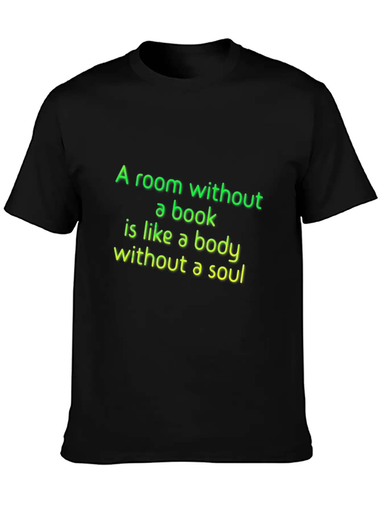 A Room Without A Book Basic Graphic T-Shirt – Daily Comfort In Soft Cotton