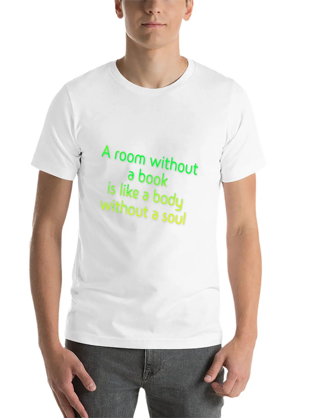 A Room Without A Book Basic Graphic T-Shirt – Daily Comfort In Soft Cotton