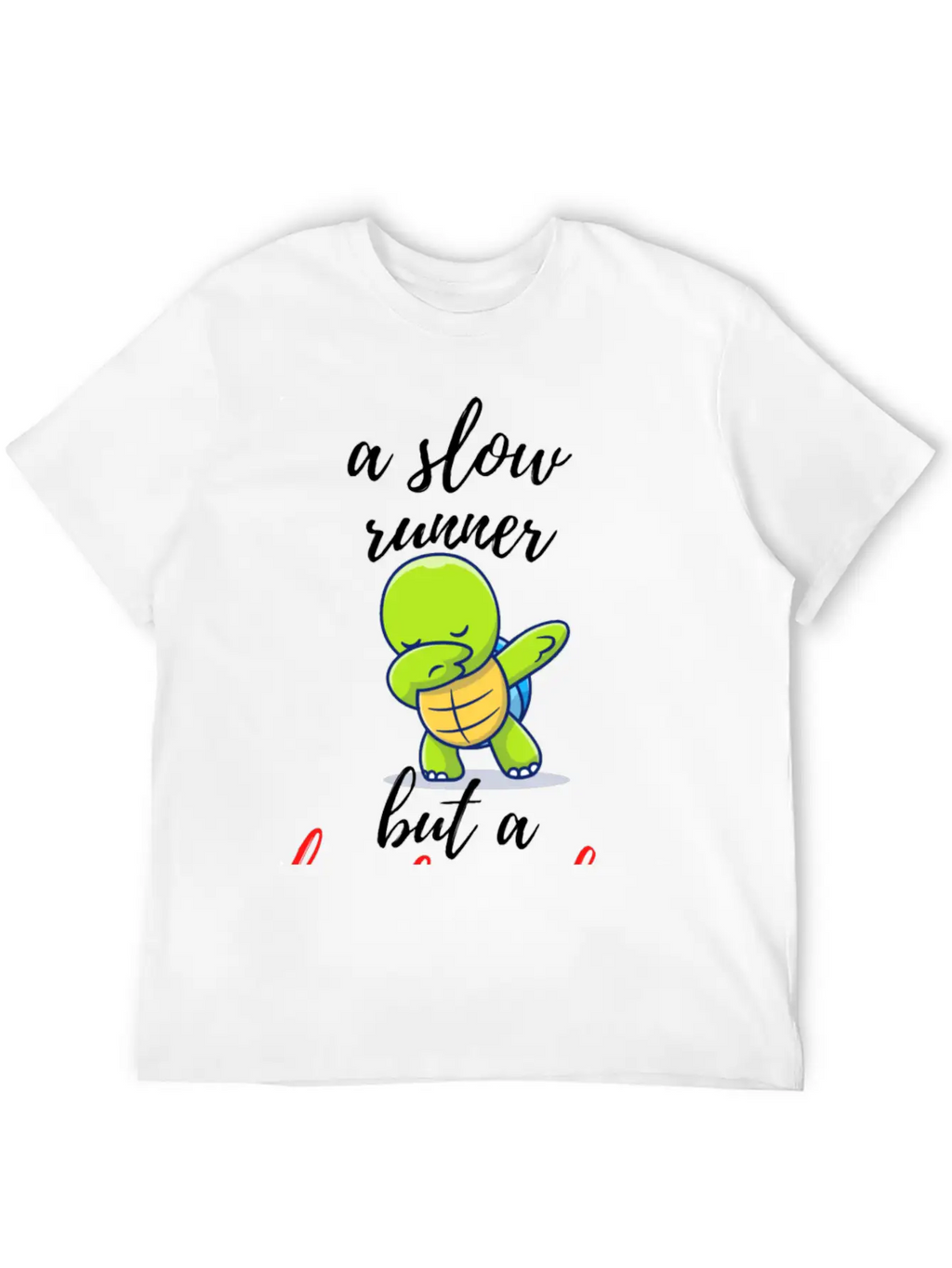 A Slow Runner But A Hard Worker (turtle Design) Classic Fit Graphic Tee For Daily Comfort – Unisex Cotton Shirt