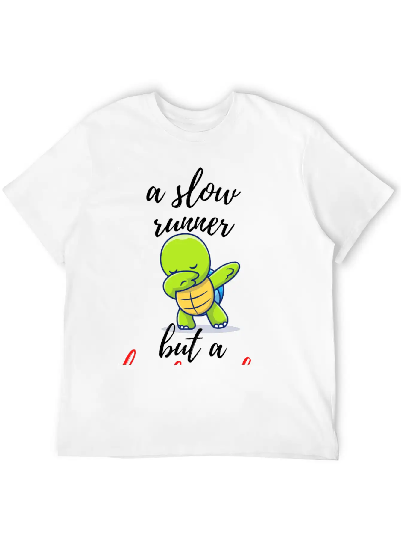 A Slow Runner But A Hard Worker (turtle Design) Classic Fit Graphic Tee For Daily Comfort – Unisex Cotton Shirt