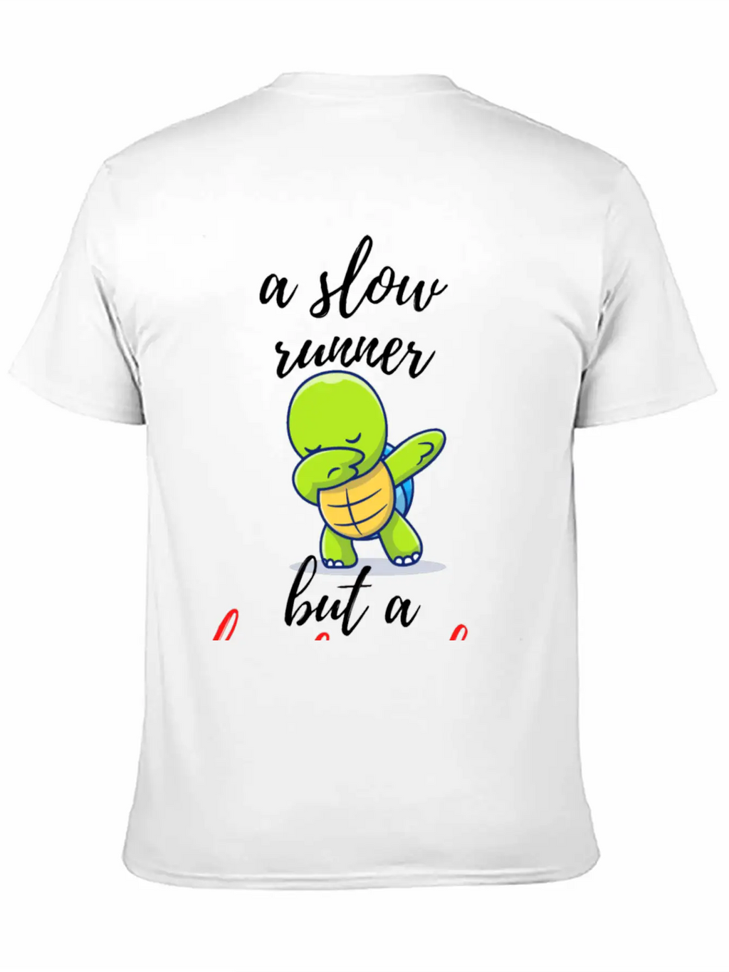 A Slow Runner But A Hard Worker (turtle Design) Classic Fit Graphic Tee For Daily Comfort – Unisex Cotton Shirt