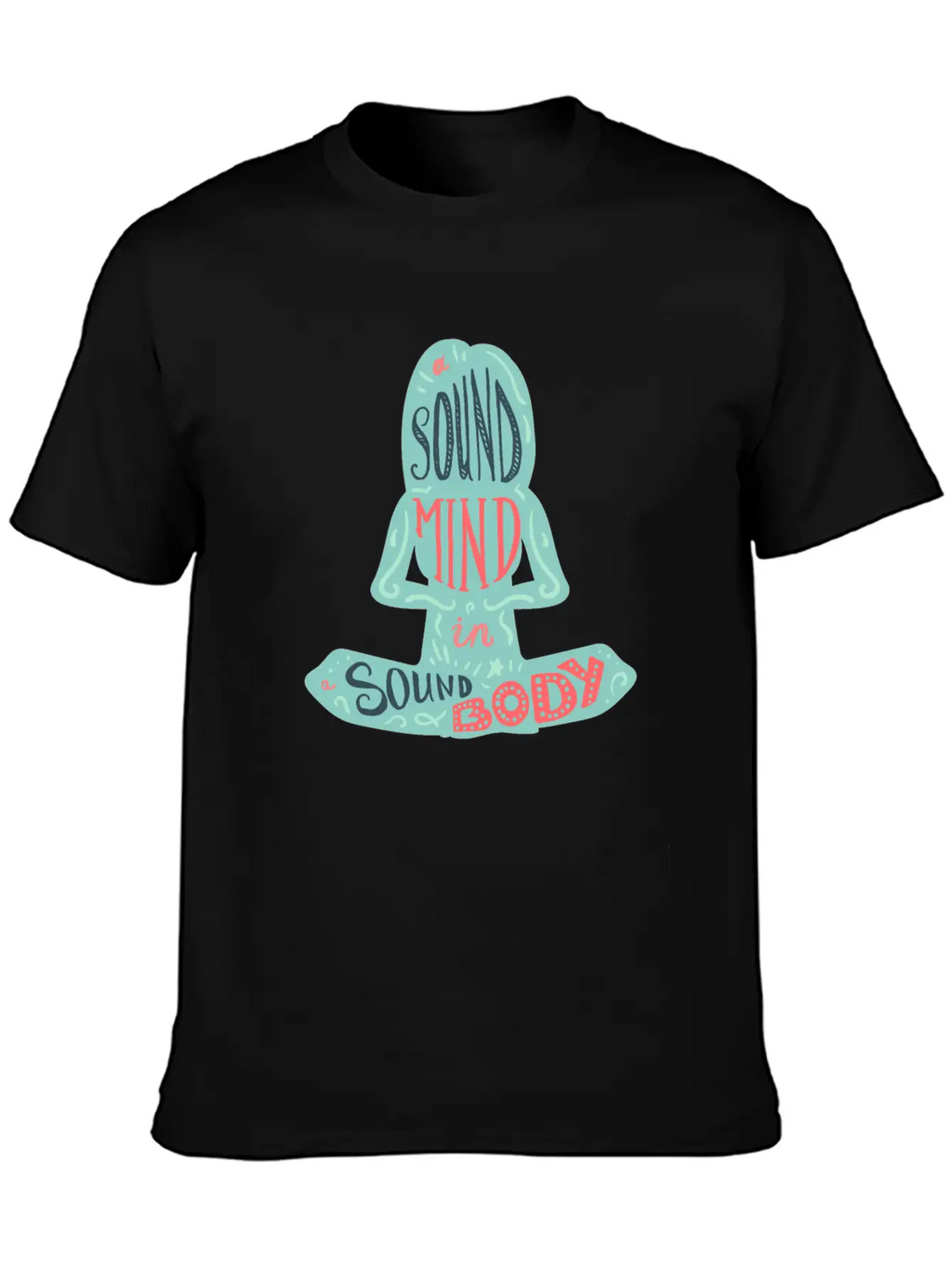 A Sound Mind In A Sound Body Classic Fit Graphic Tee For Daily Comfort – Unisex Cotton Shirt