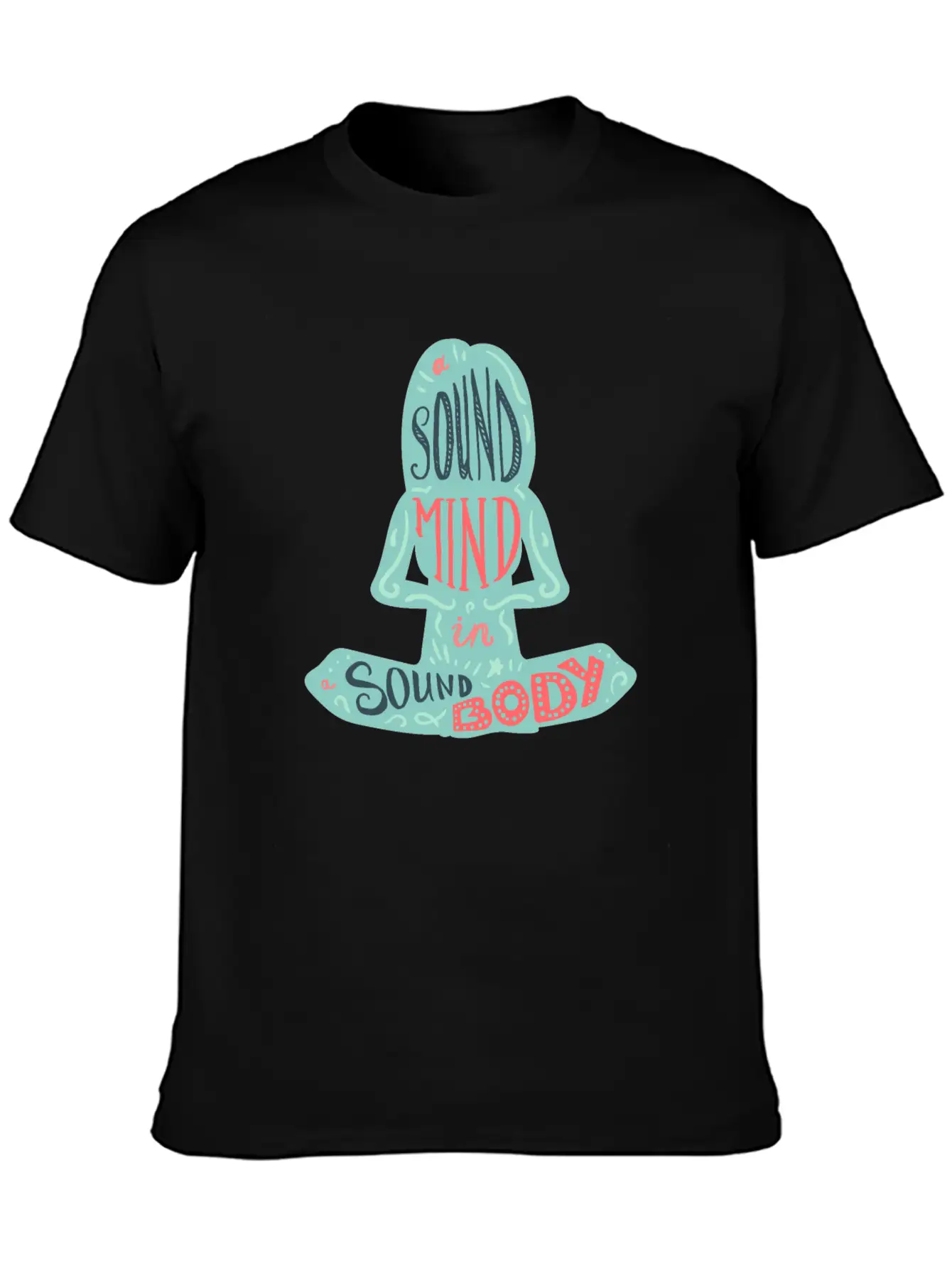 A Sound Mind In A Sound Body Classic Fit Graphic Tee For Daily Comfort – Unisex Cotton Shirt