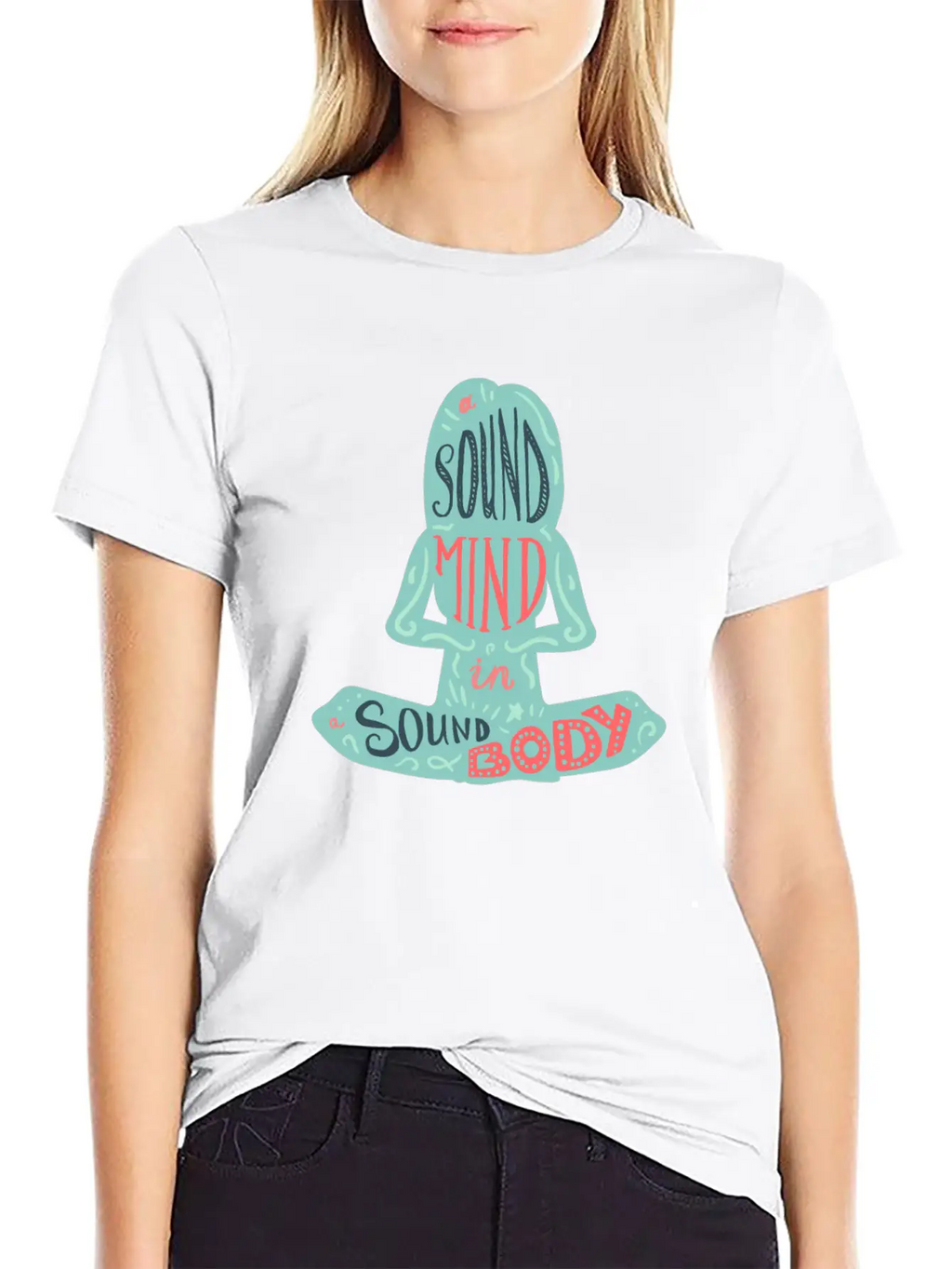 A Sound Mind In A Sound Body Classic Fit Graphic Tee For Daily Comfort – Unisex Cotton Shirt