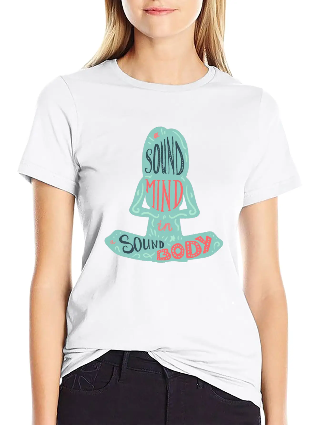 A Sound Mind In A Sound Body Classic Fit Graphic Tee For Daily Comfort – Unisex Cotton Shirt