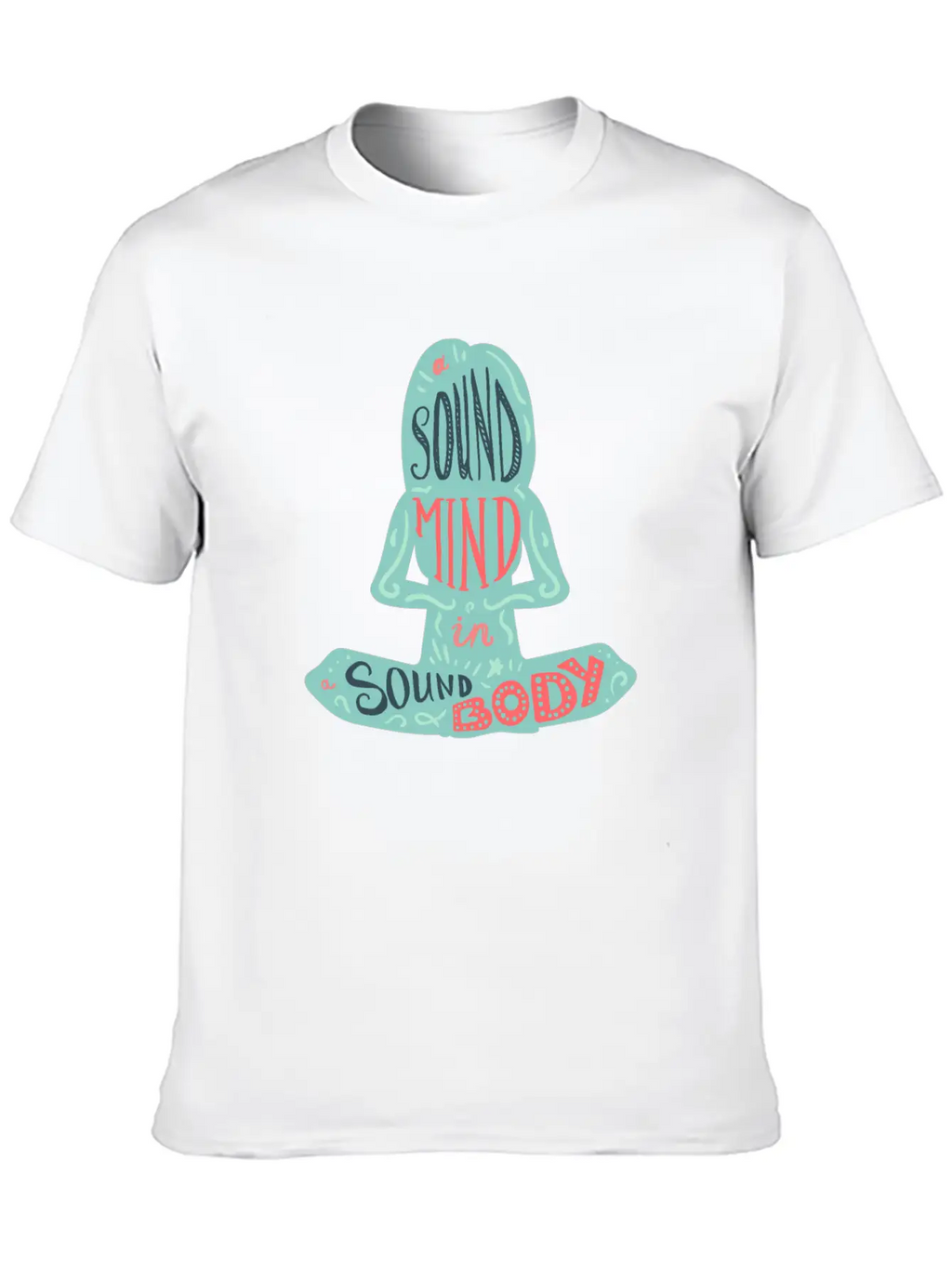 A Sound Mind In A Sound Body Classic Fit Graphic Tee For Daily Comfort – Unisex Cotton Shirt