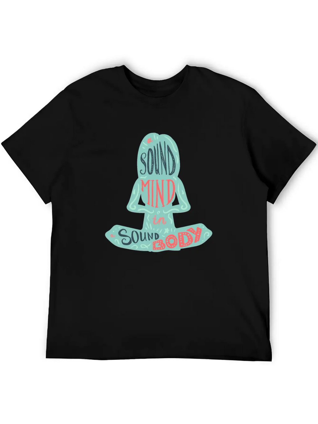 A Sound Mind In A Sound Body Classic Fit Graphic Tee For Daily Comfort – Unisex Cotton Shirt