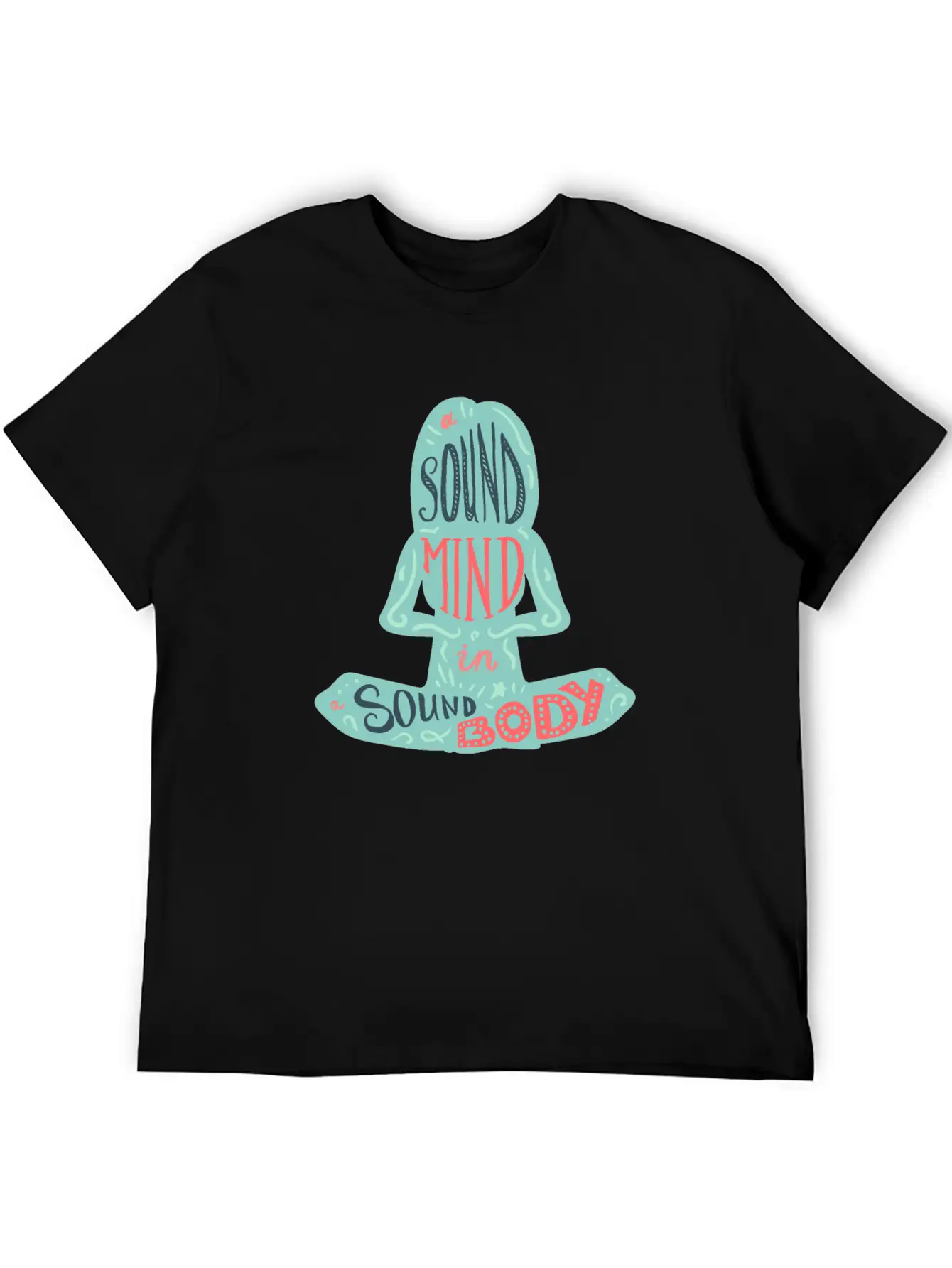 A Sound Mind In A Sound Body Classic Fit Graphic Tee For Daily Comfort – Unisex Cotton Shirt