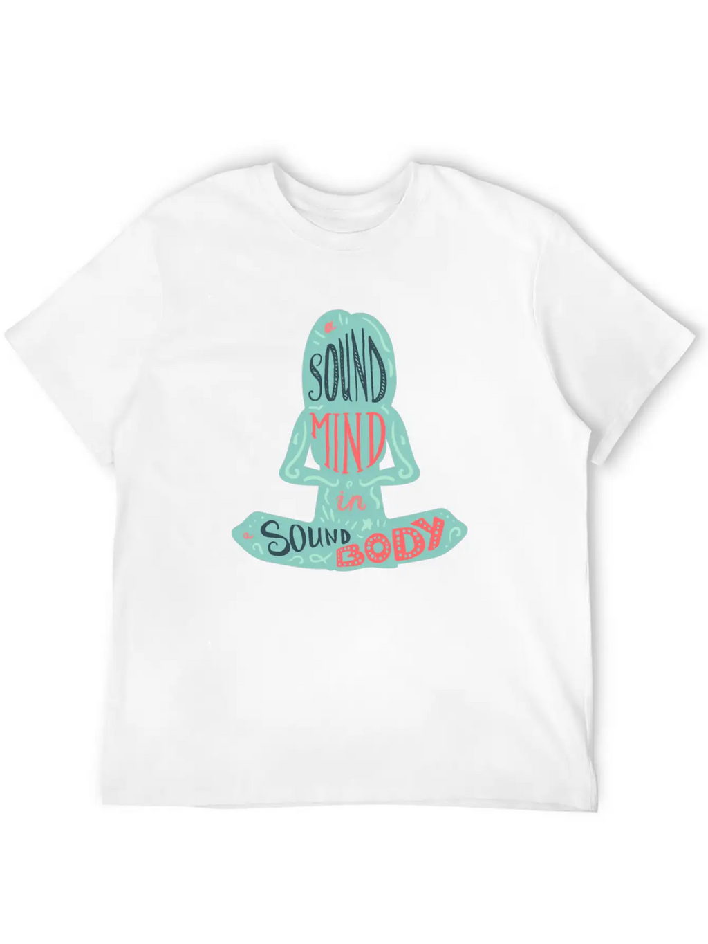A Sound Mind In A Sound Body Classic Fit Graphic Tee For Daily Comfort – Unisex Cotton Shirt