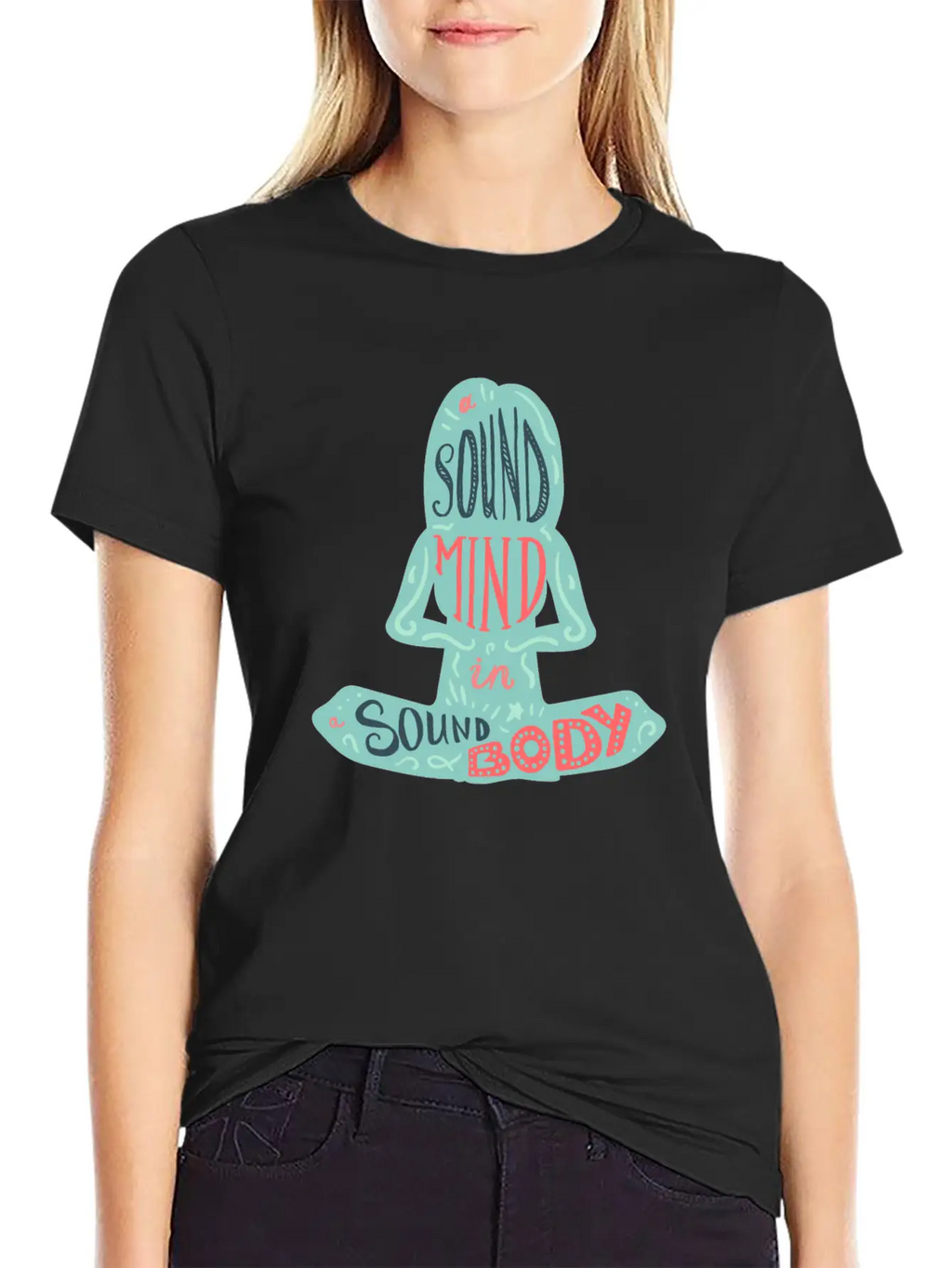 A Sound Mind In A Sound Body Classic Fit Graphic Tee For Daily Comfort – Unisex Cotton Shirt