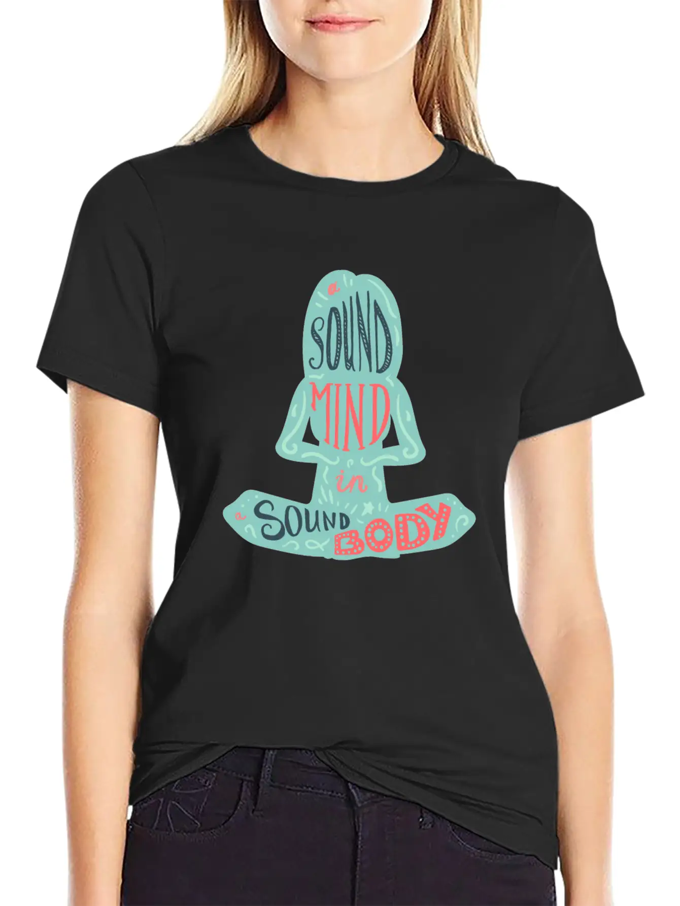 A Sound Mind In A Sound Body Classic Fit Graphic Tee For Daily Comfort – Unisex Cotton Shirt