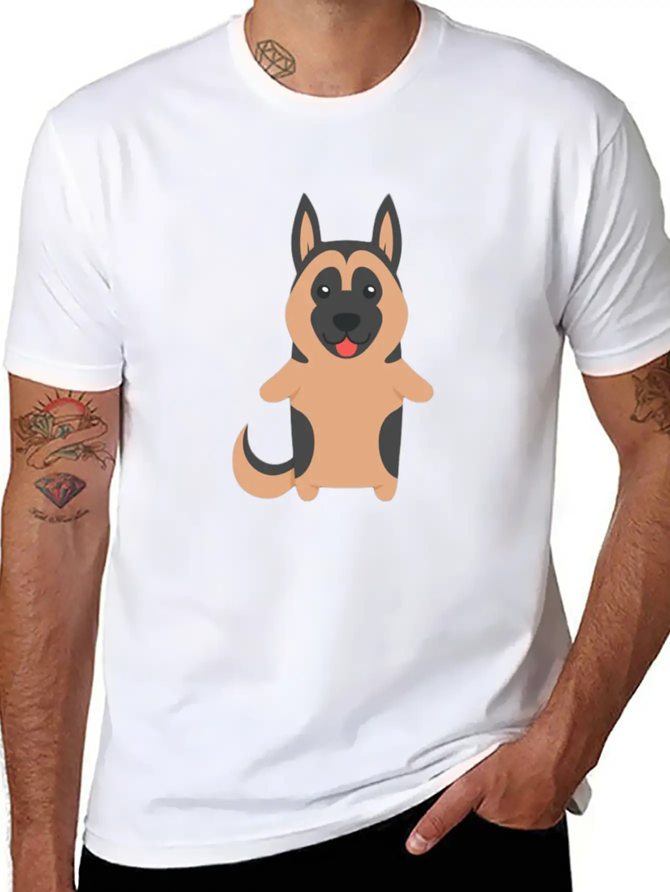 A Sweet Dog Timeless Short Sleeve Tee – Comfy And Minimalist Design