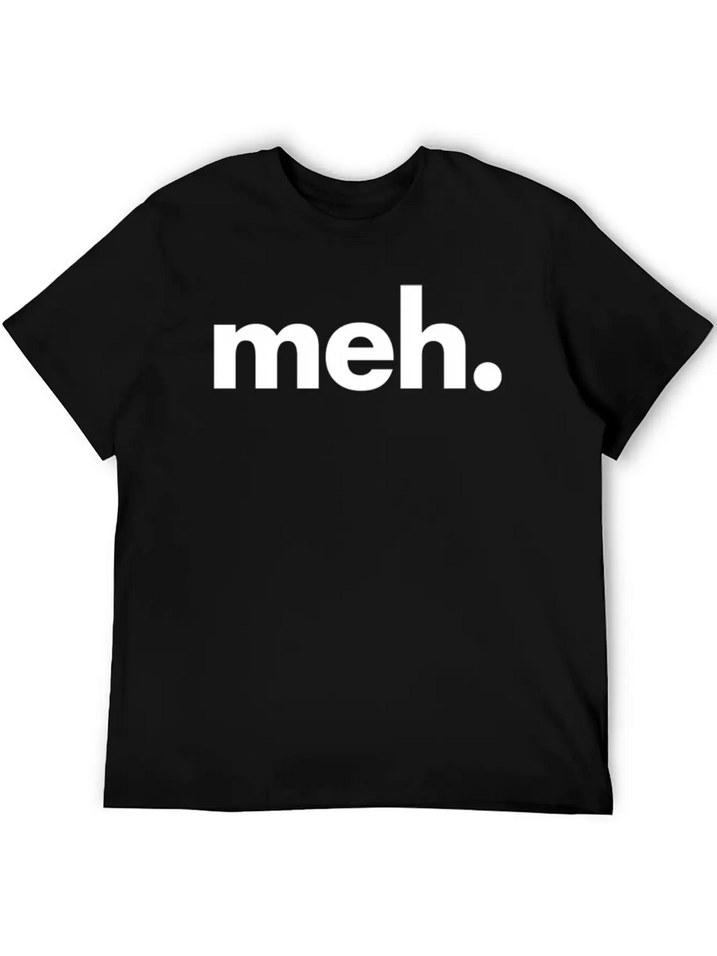 A That Says Meh - The Meh Classic Fit Graphic Tee For Daily Comfort – Unisex Cotton Shirt